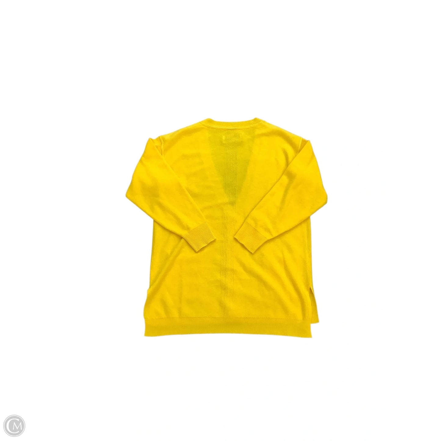 Sweater Cardigan By Pilcro In Yellow, Size: S