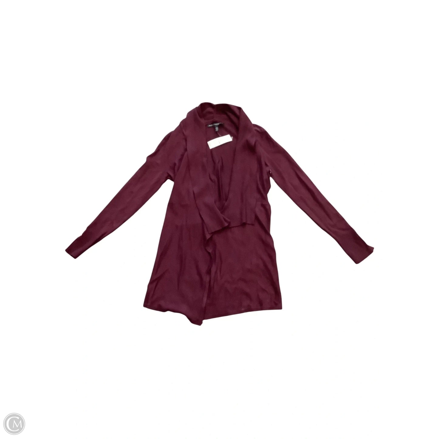 Sweater Cardigan By White House Black Market In Maroon, Size: Xs