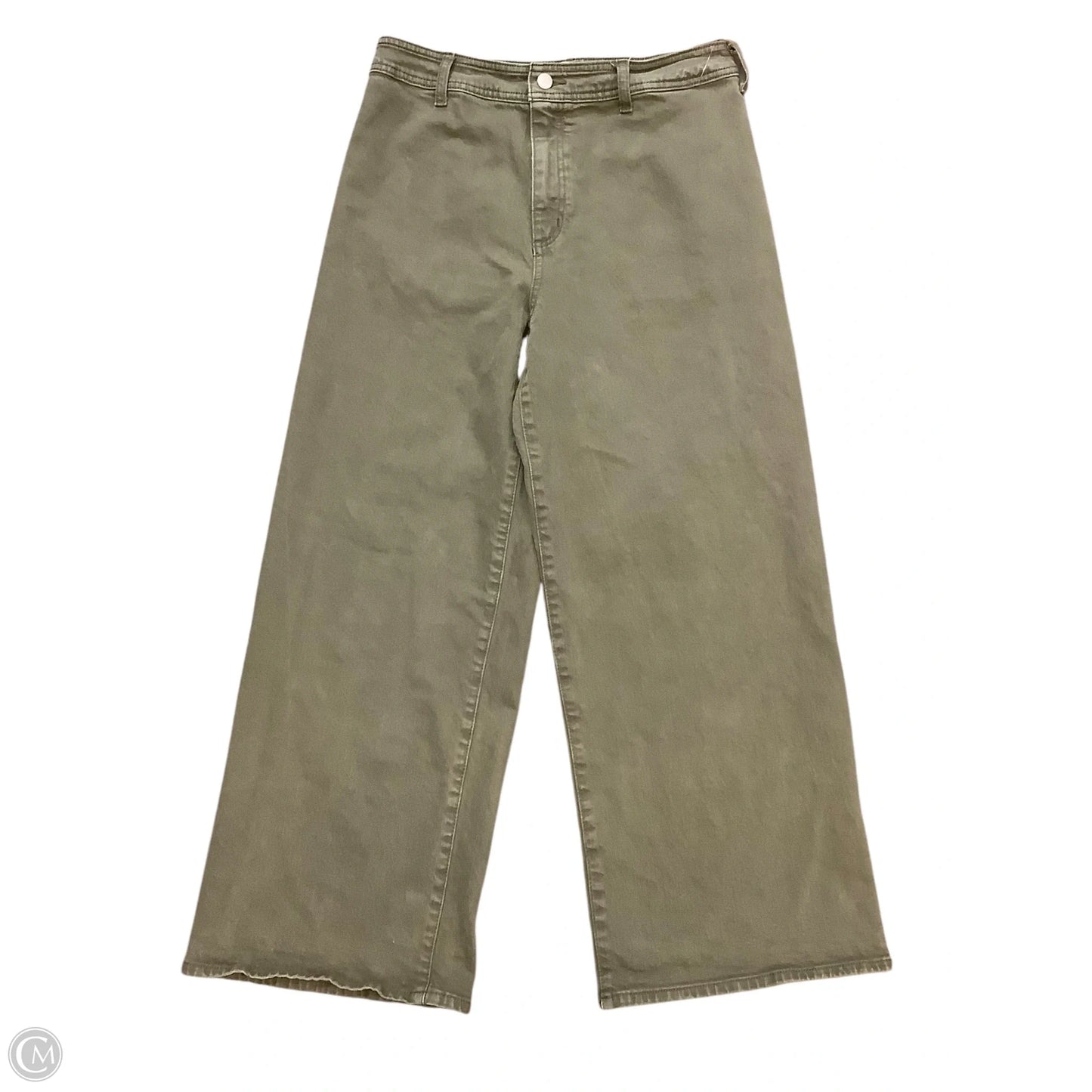 Jeans Wide Leg By Universal Thread In Green Denim, Size: 10