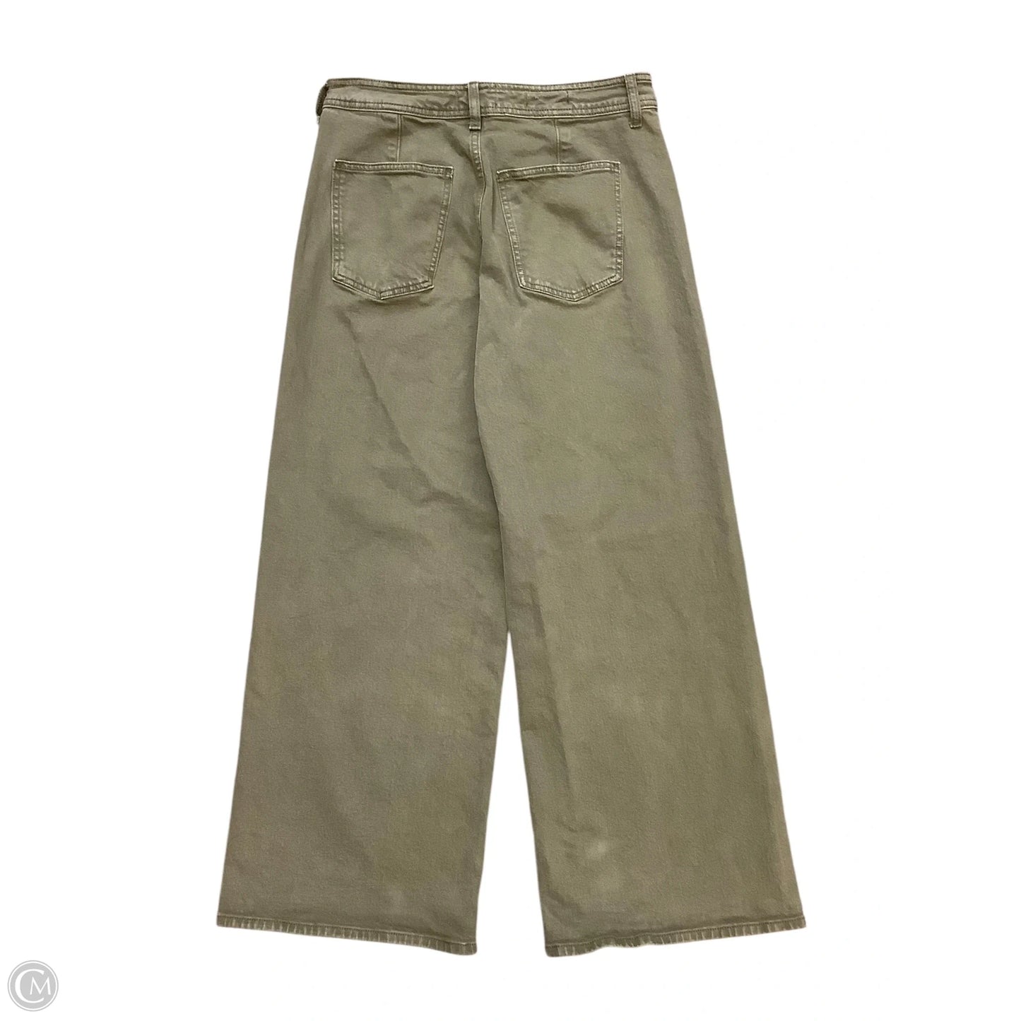 Jeans Wide Leg By Universal Thread In Green Denim, Size: 10