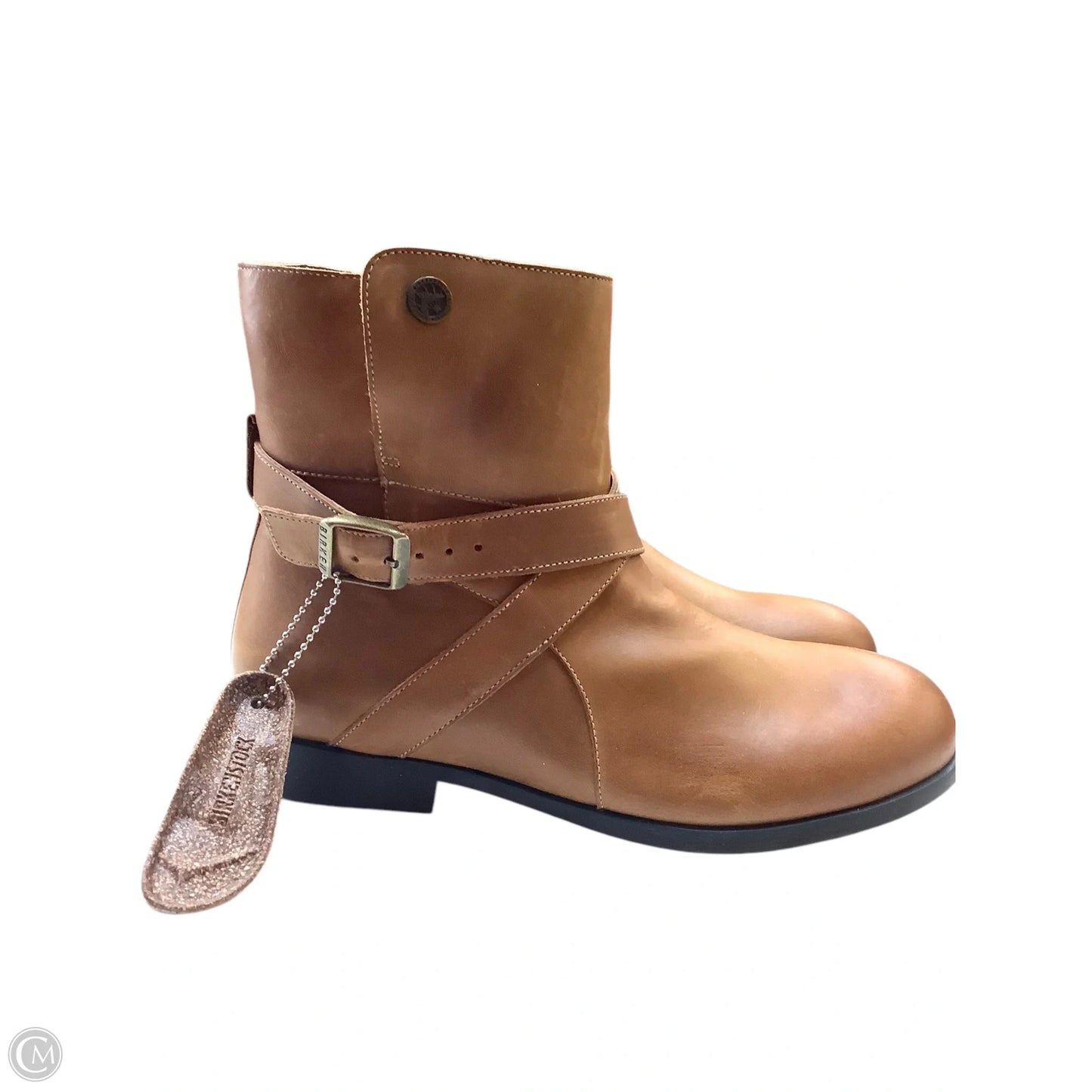 Boots Ankle Flats By Birkenstock In Brown, Size: 7(38)
