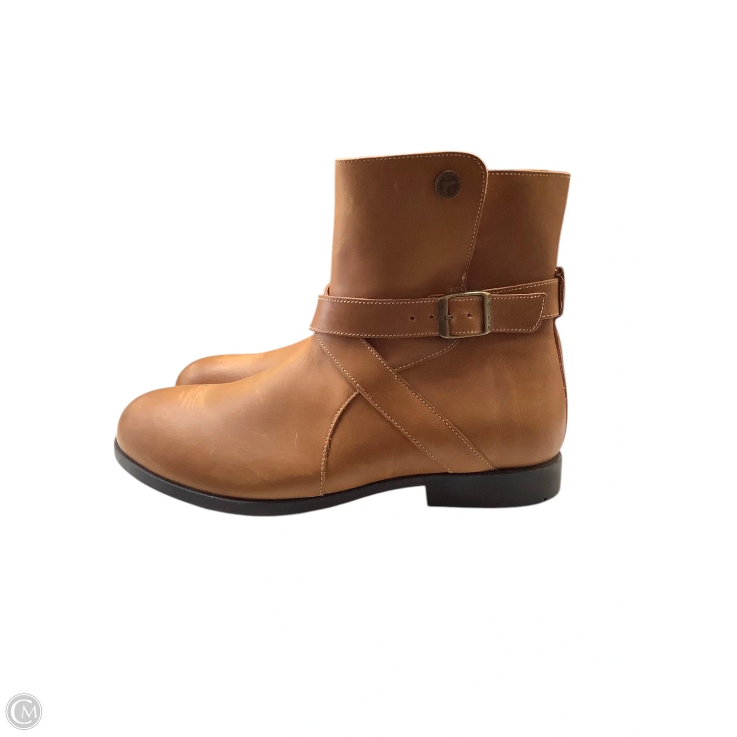 Boots Ankle Flats By Birkenstock In Brown, Size: 7(38)