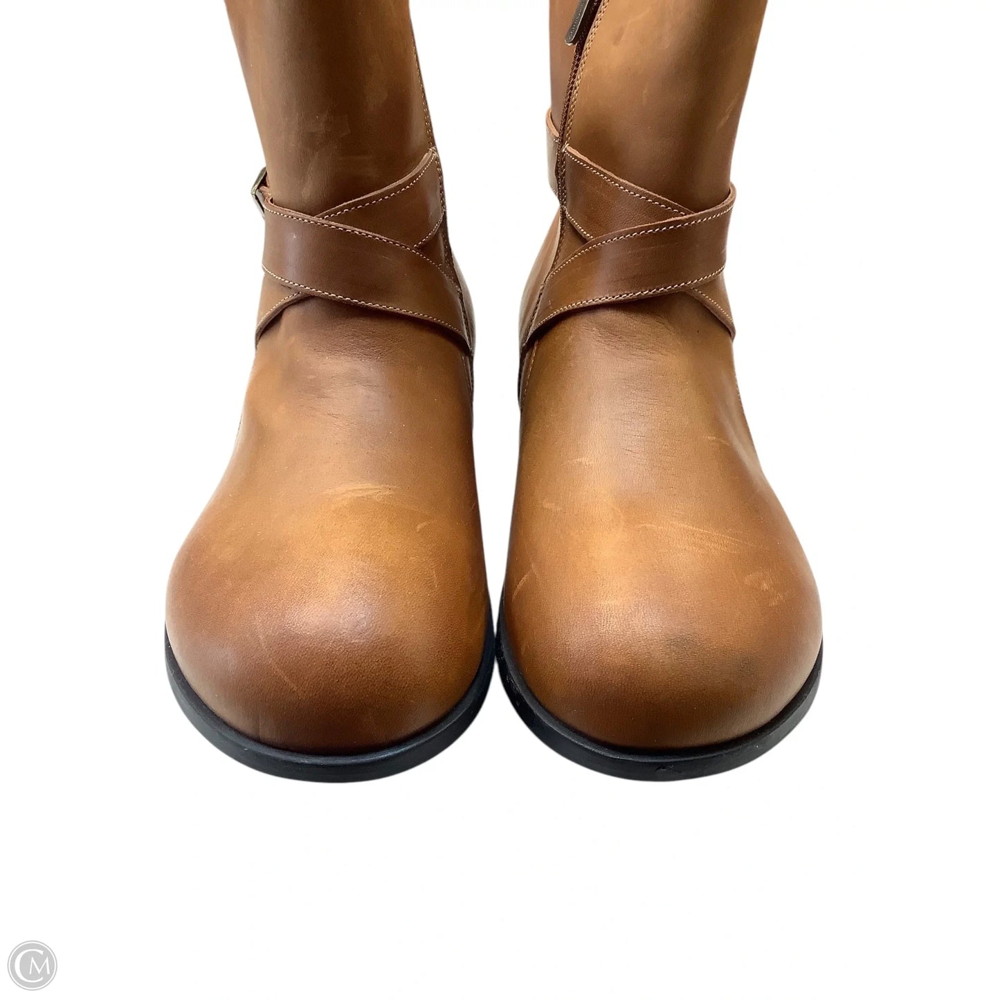 Boots Ankle Flats By Birkenstock In Brown, Size: 7(38)