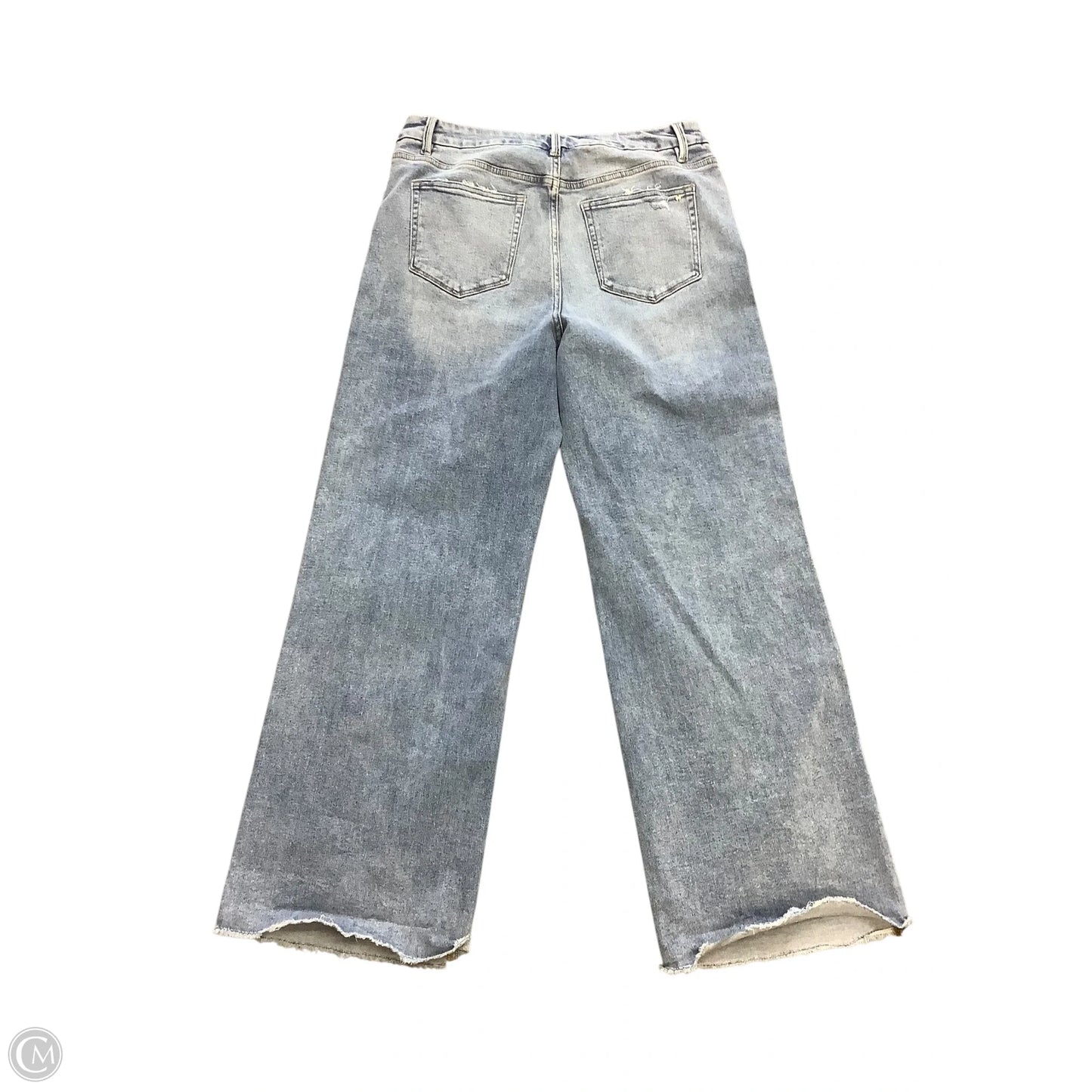 Jeans Wide Leg By Clothes Mentor In Blue Denim, Size: 10