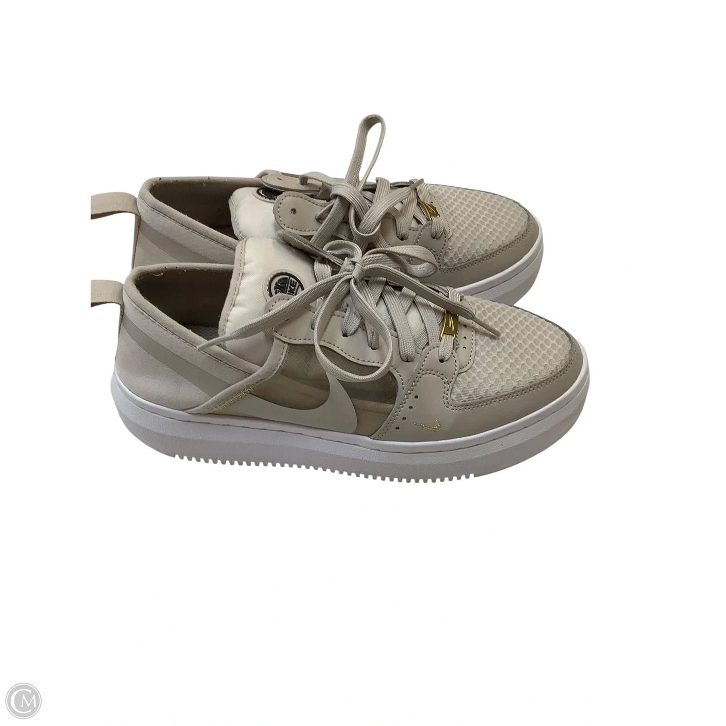 Shoes Athletic By Nike In Cream & White, Size: 10
