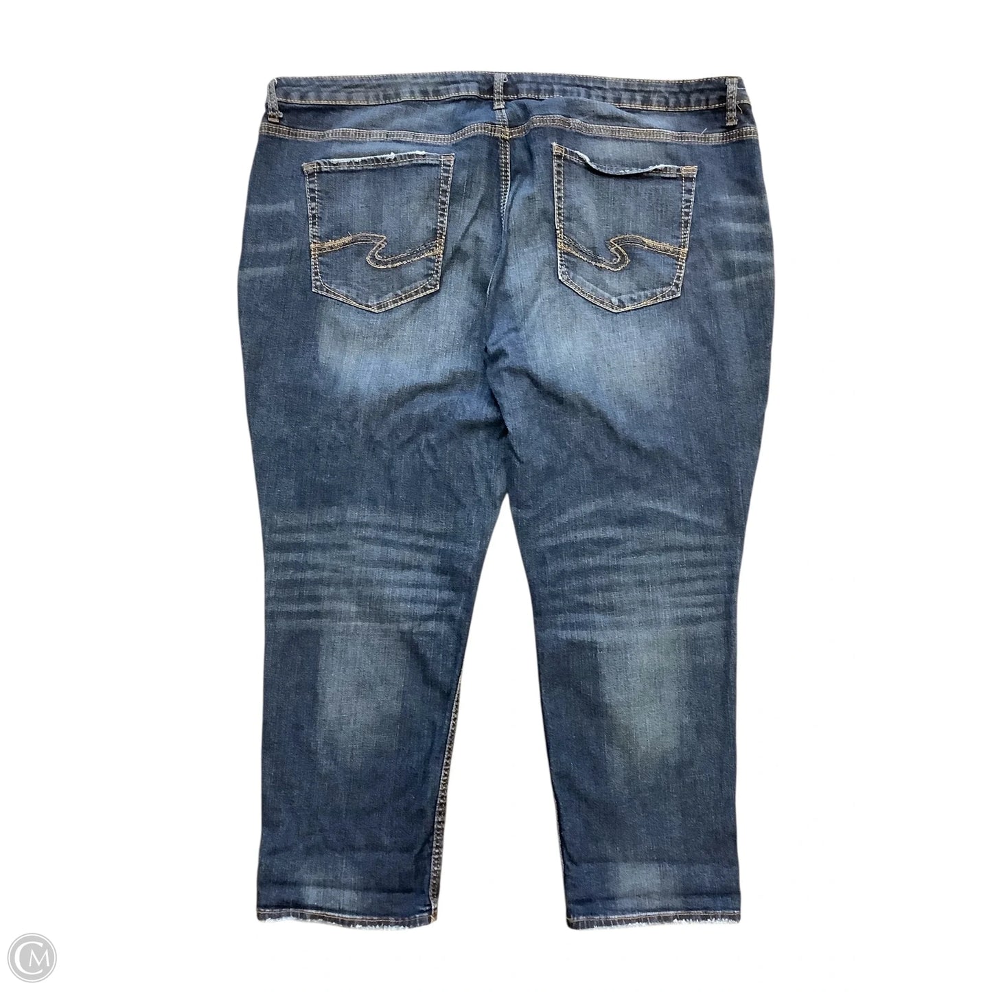 Jeans Boyfriend By Silver In Blue Denim, Size: 26