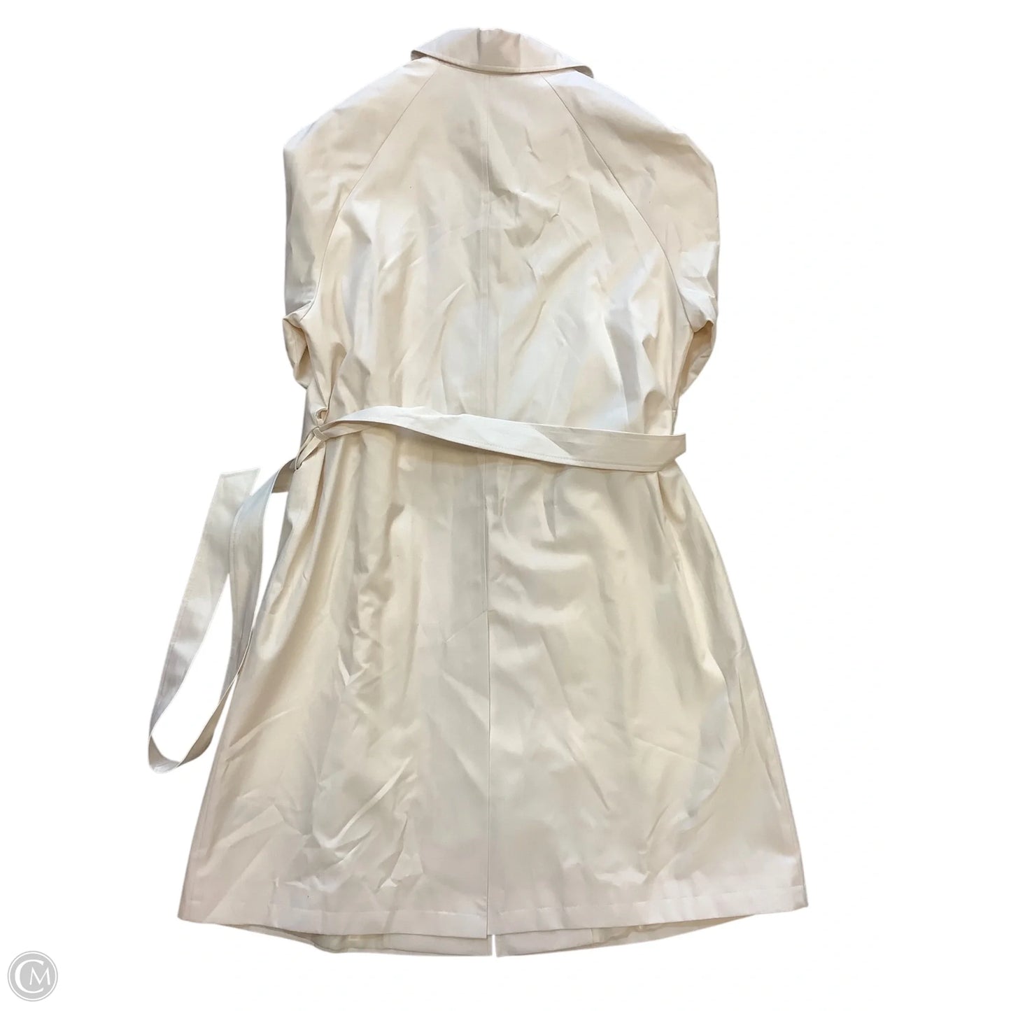 Coat Trench Coat By Ralph Lauren Black Label In White, Size: Xxl