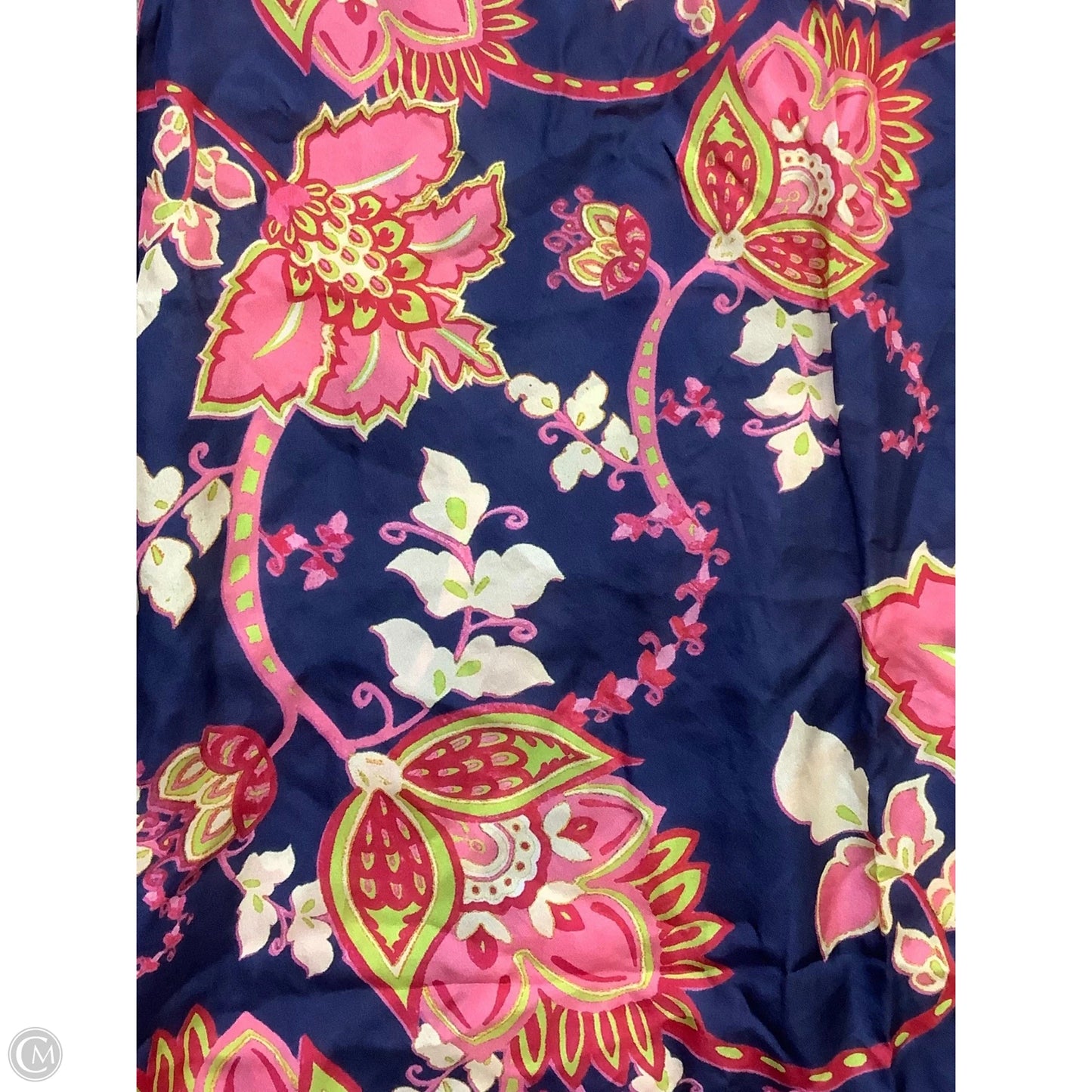 Blouse Long Sleeve By Johnny Was In Blue, Size: M