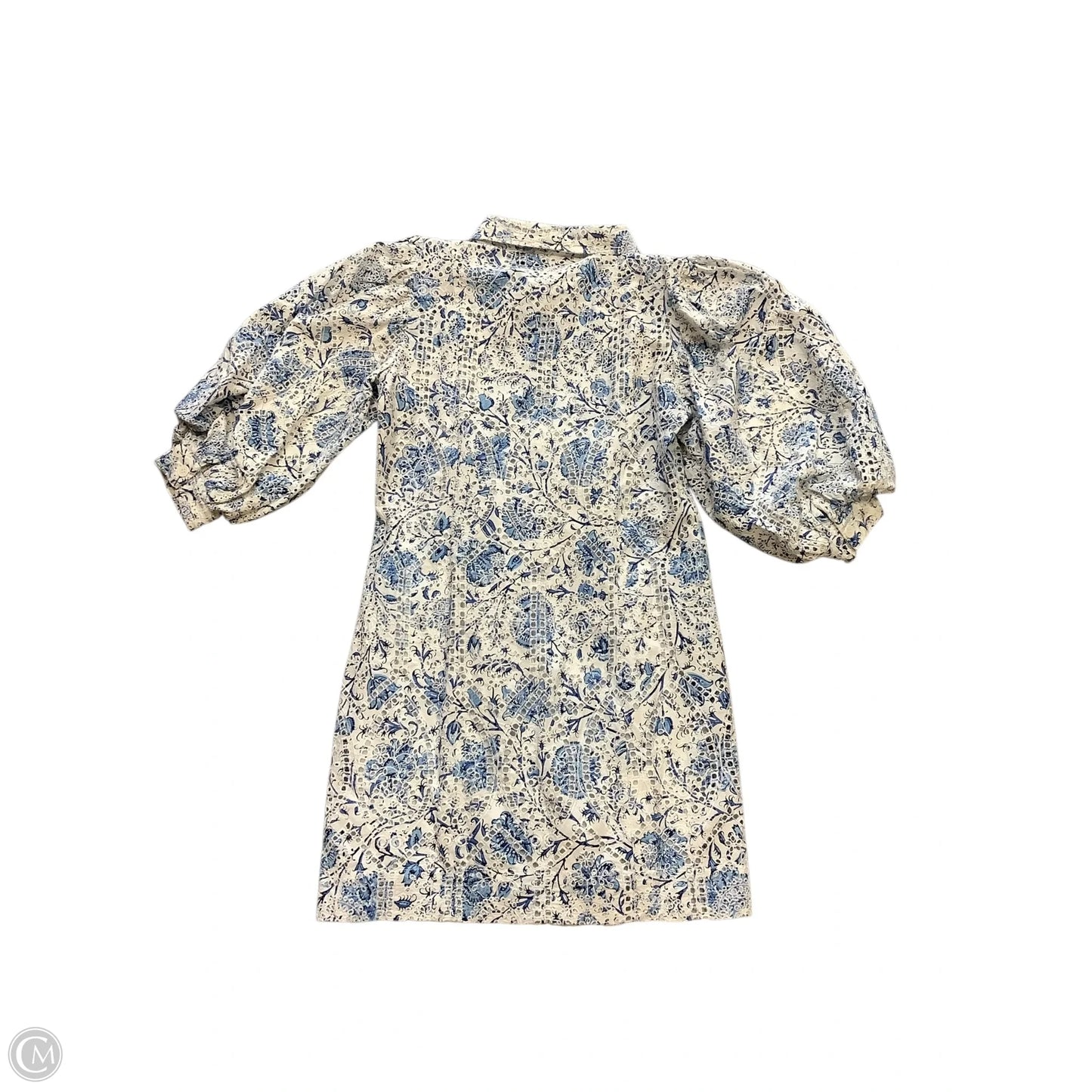 Dress Casual Short By Cma In Blue & White, Size: S