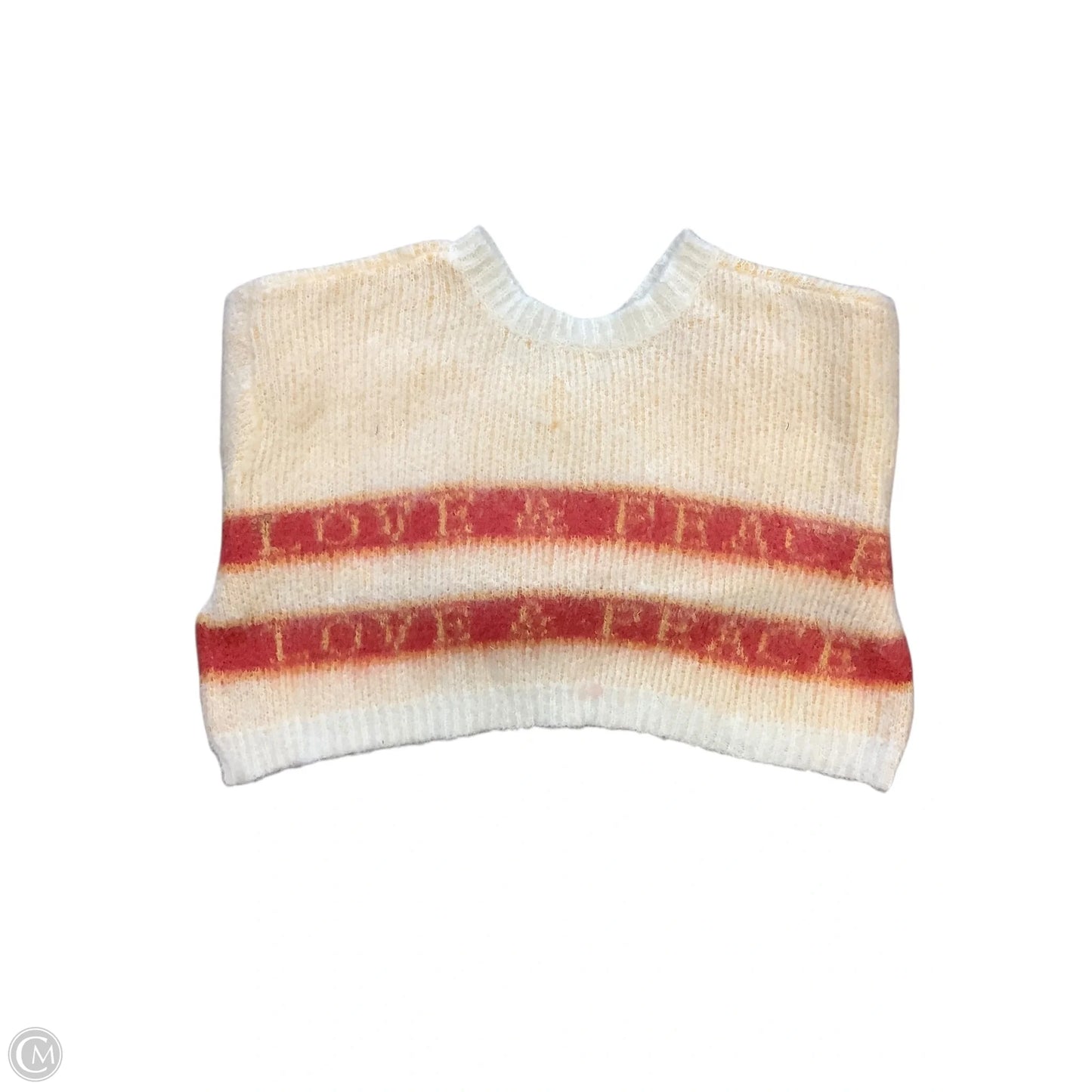 Sweater By Pol In White, Size: M