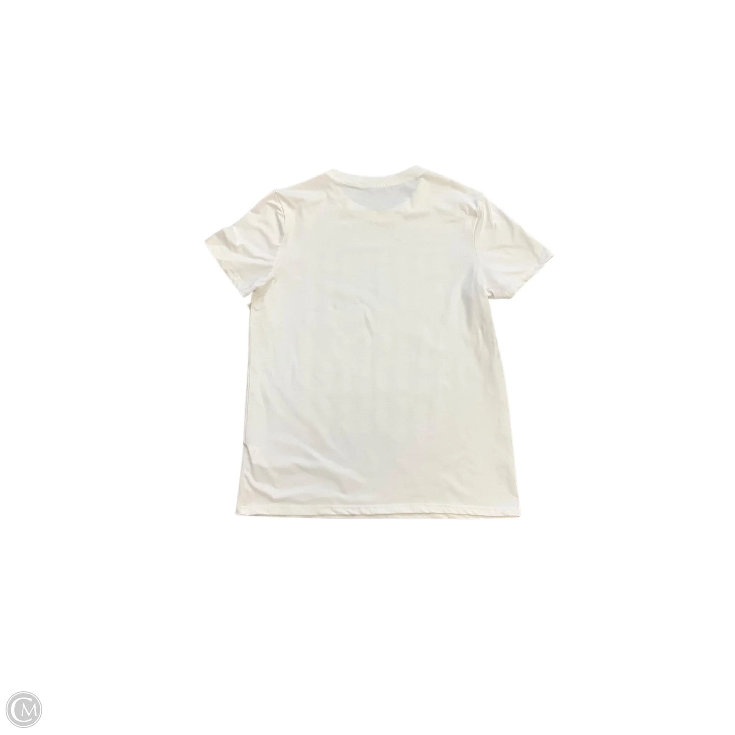 Top Short Sleeve By Clothes Mentor In White, Size: S
