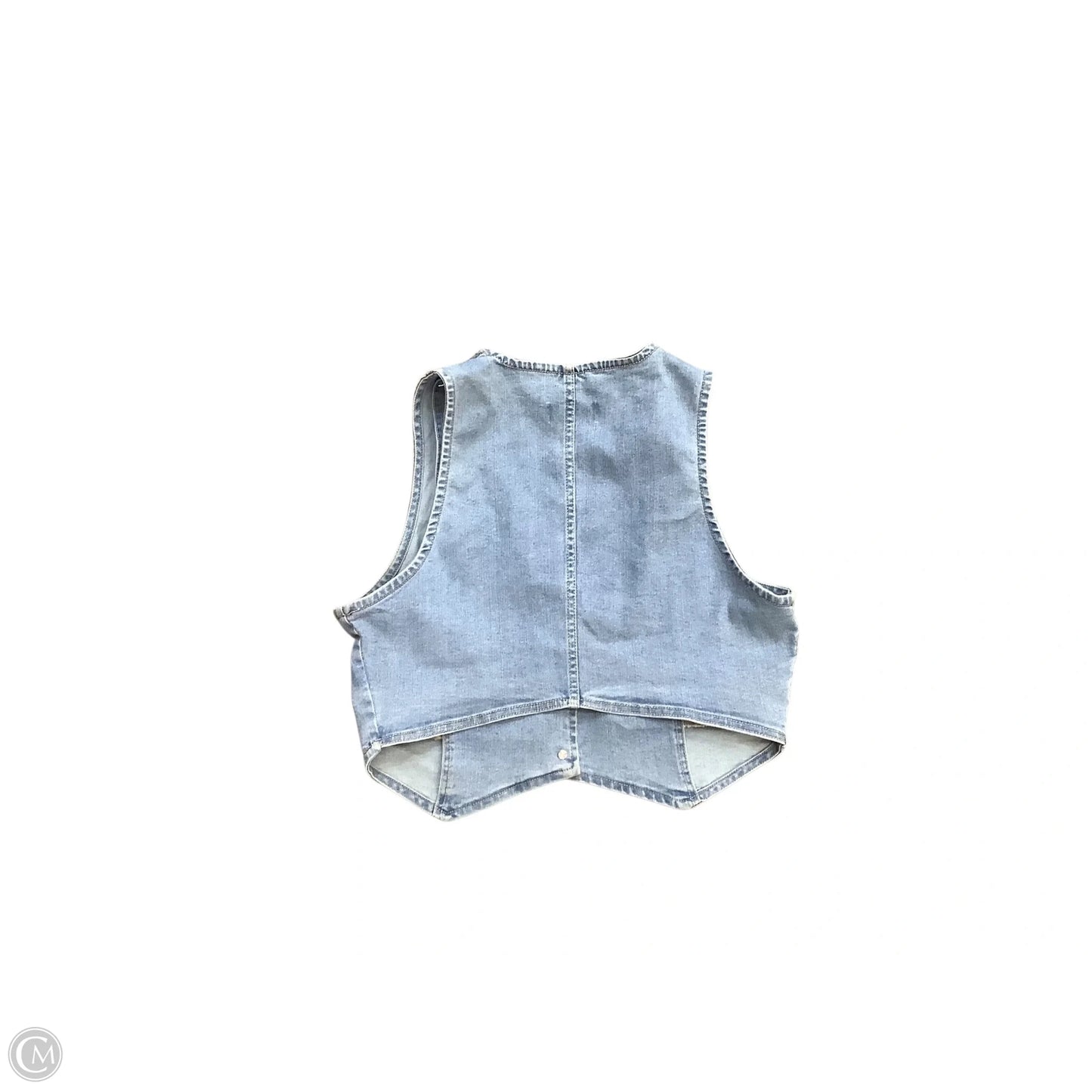 Vest Other By Love Tree In Blue Denim, Size: L