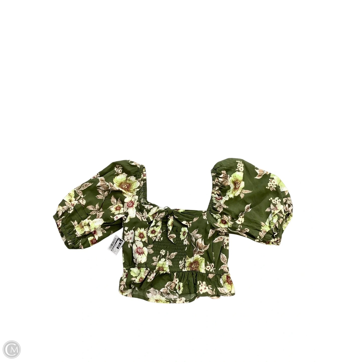 Blouse 3/4 Sleeve By Band Of Gypsies In Green, Size: S