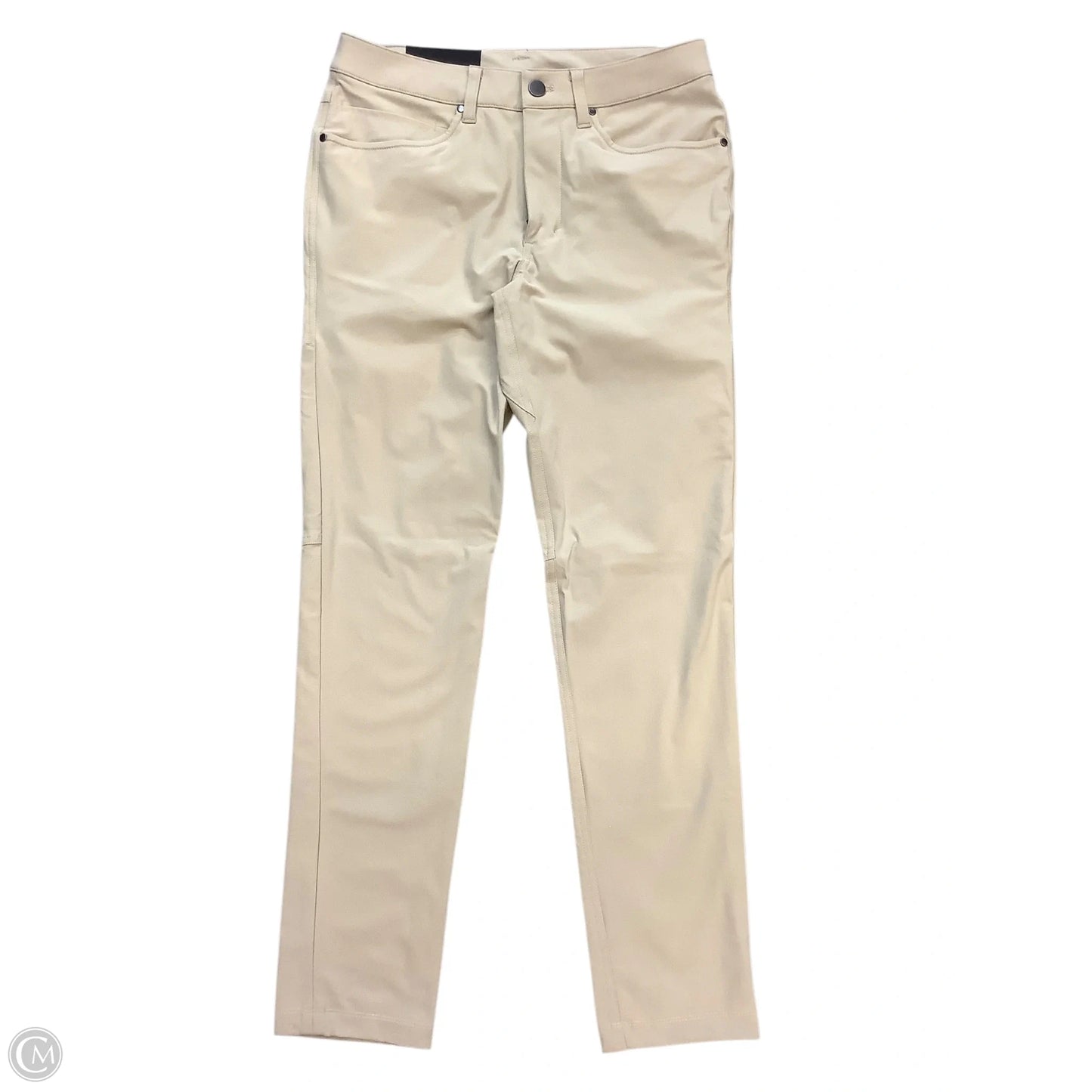 Athletic Pants By Lululemon In Beige, Size: 28(6)