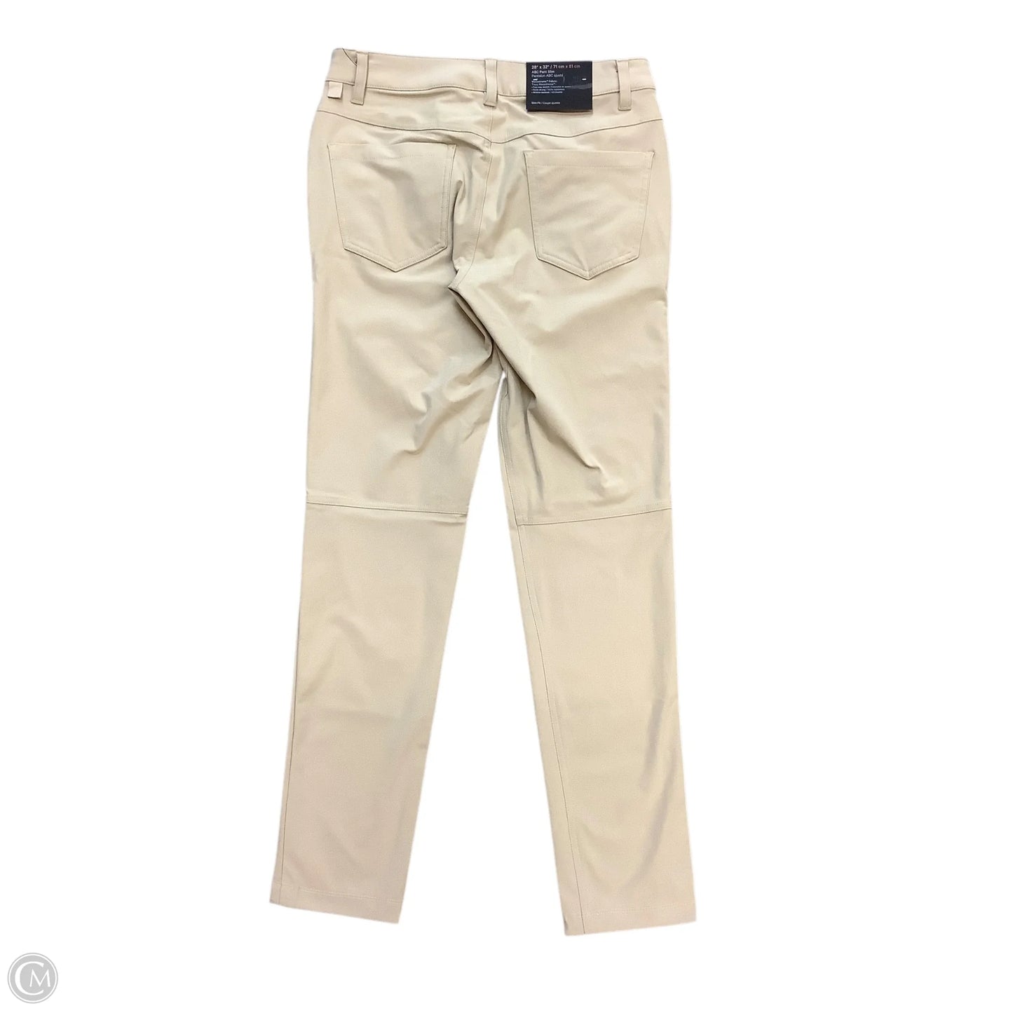 Athletic Pants By Lululemon In Beige, Size: 28(6)