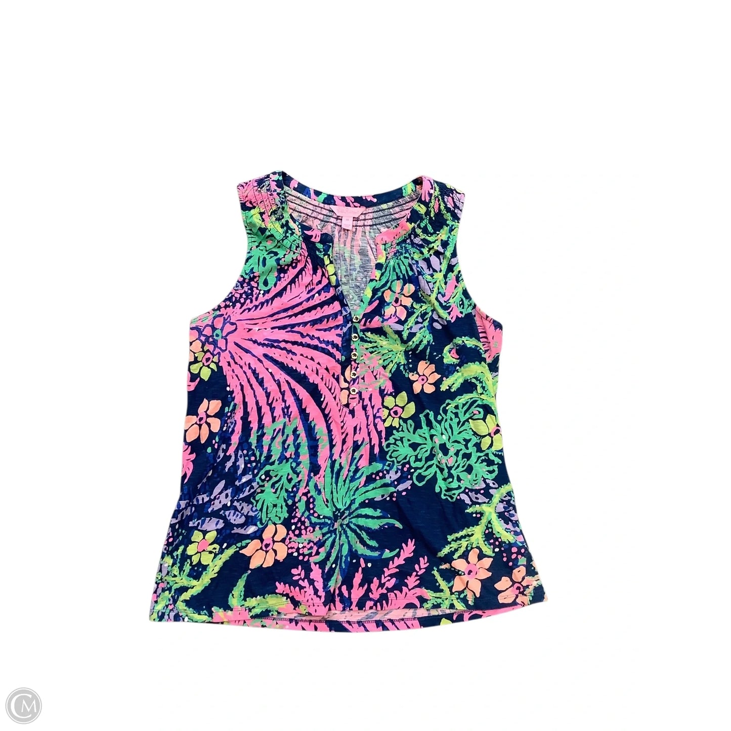 Top Sleeveless Designer By Lilly Pulitzer In Multi-colored, Size: M
