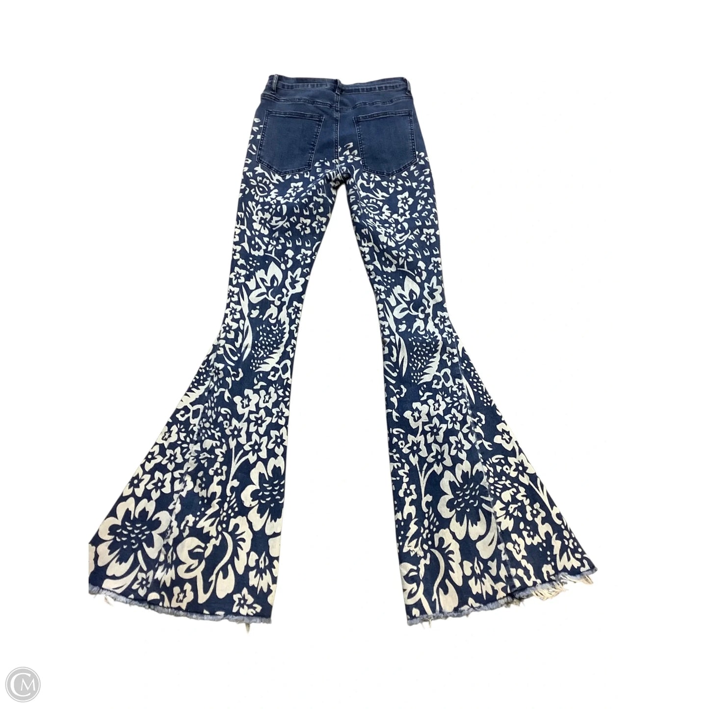 Jeans Flared By Cmc In Blue Denim, Size: M