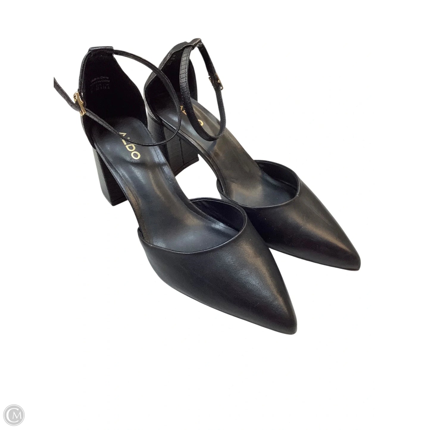 Shoes Heels Block By Aldo In Black, Size: 8
