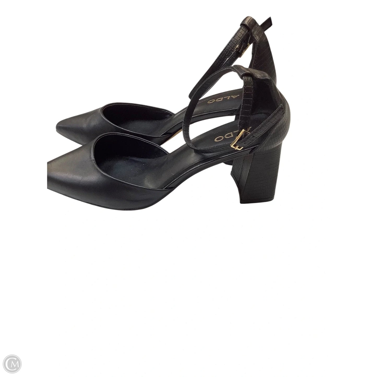 Shoes Heels Block By Aldo In Black, Size: 8