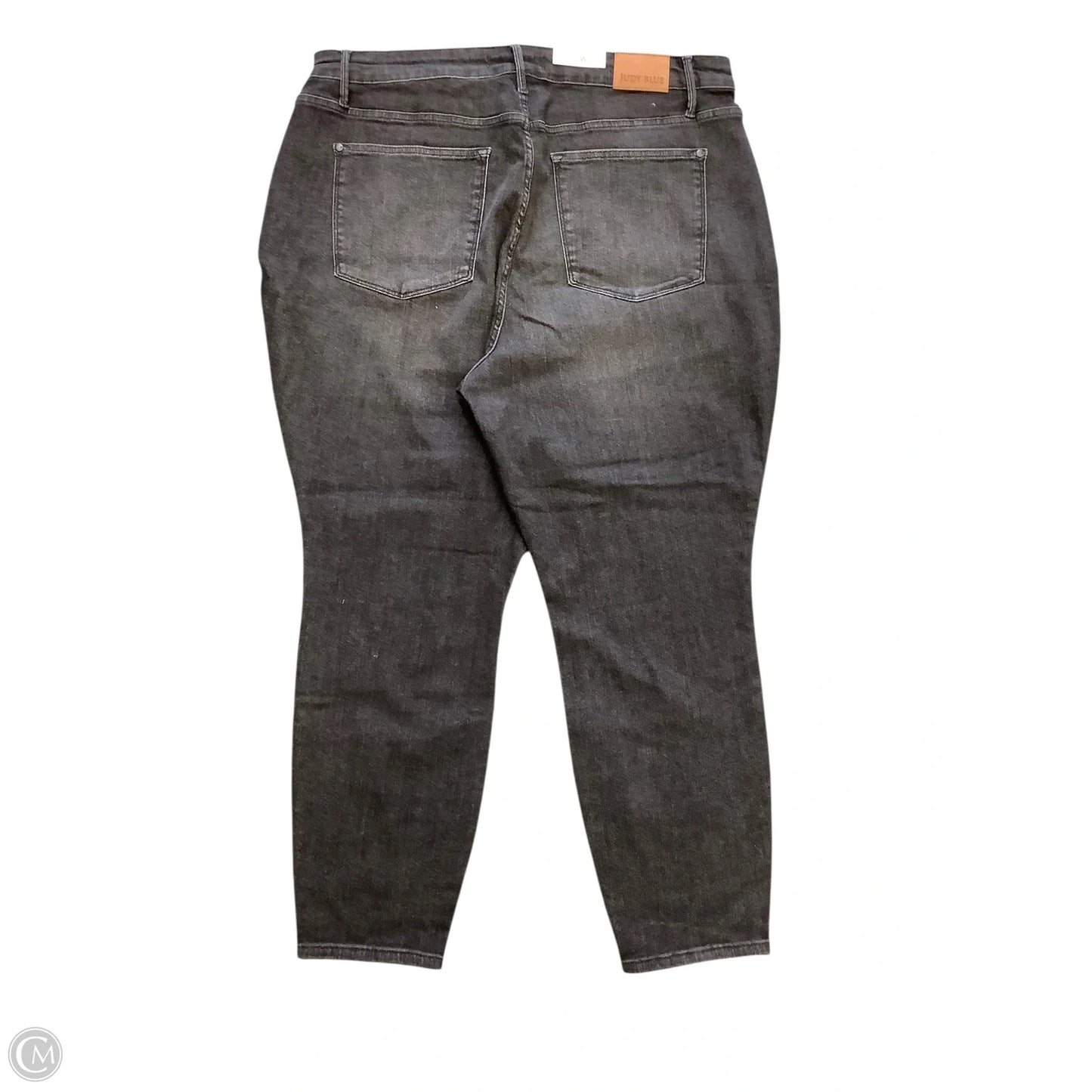 Jeans Skinny By Judy Blue In Black Denim, Size: 22W