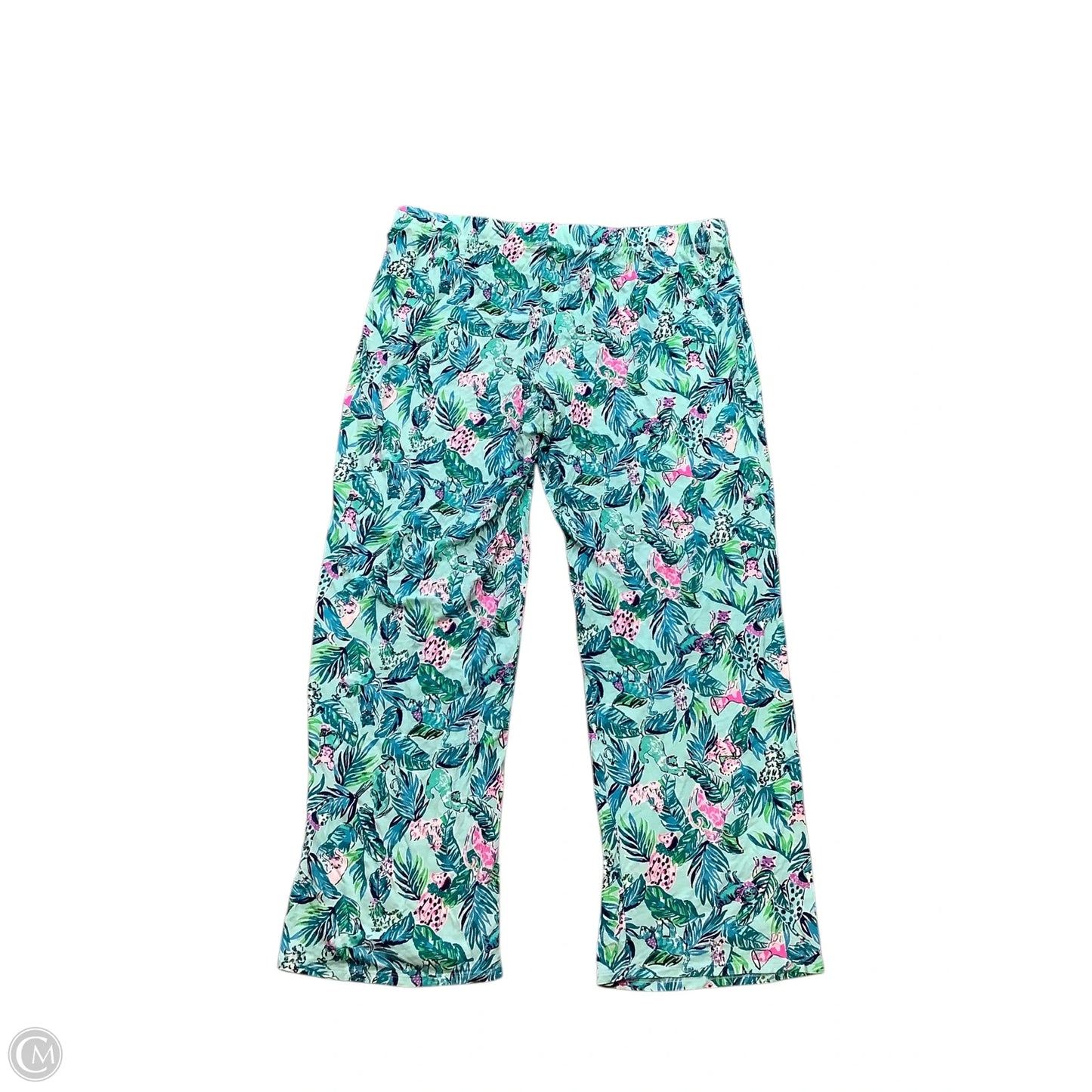 Pants Designer By Lilly Pulitzer In Floral Print, Size: Xl