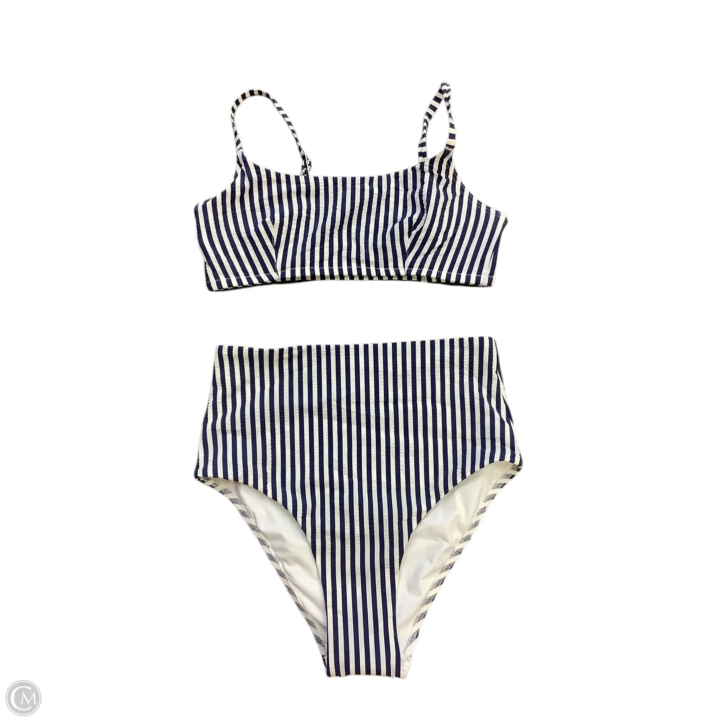 Swimsuit 2pc By Lululemon In Blue & White, Size: Xs