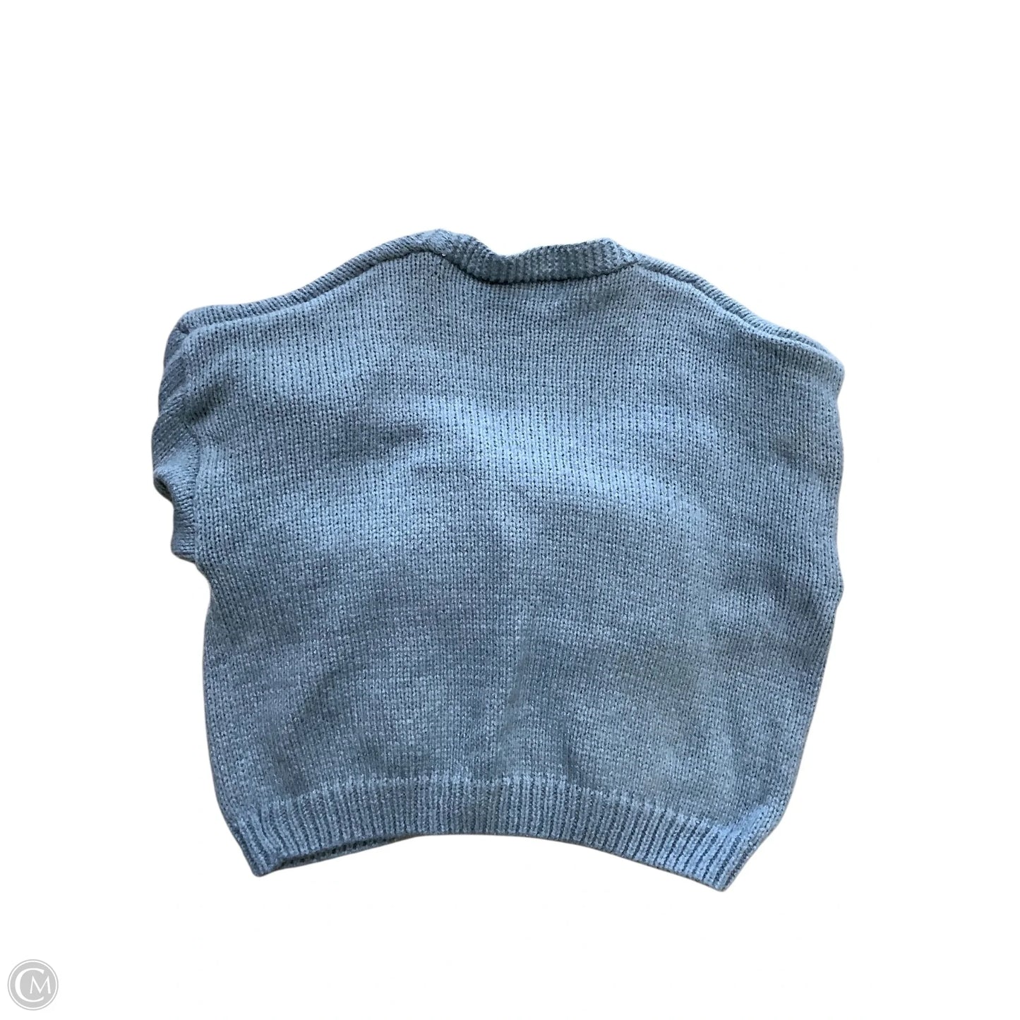Sweater Cardigan By Dreamers In Blue, Size: L