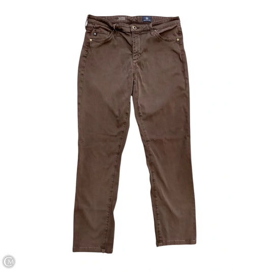 Jeans Skinny By Ag Jeans In Brown Denim, Size: 6(28)