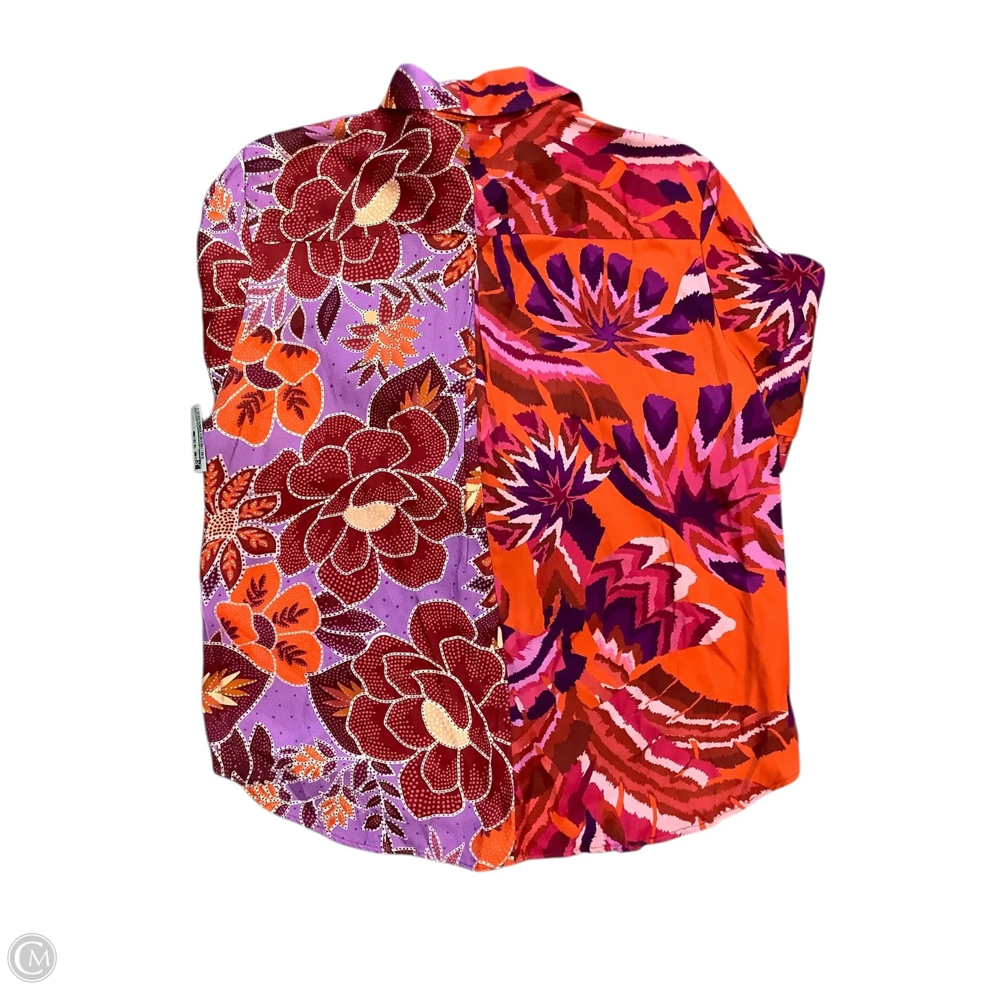 Blouse Long Sleeve By Farm Rio In Multi-colored, Size: M