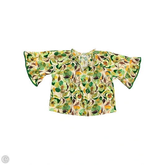 Blouse Short Sleeve By Voy In Floral Print, Size: S