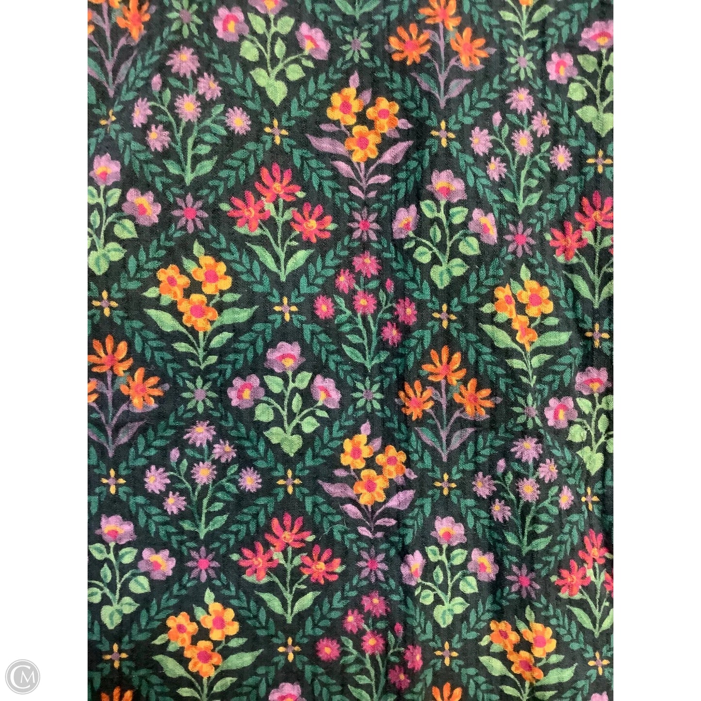 Blouse Long Sleeve By Printfresh In Floral Print, Size: M