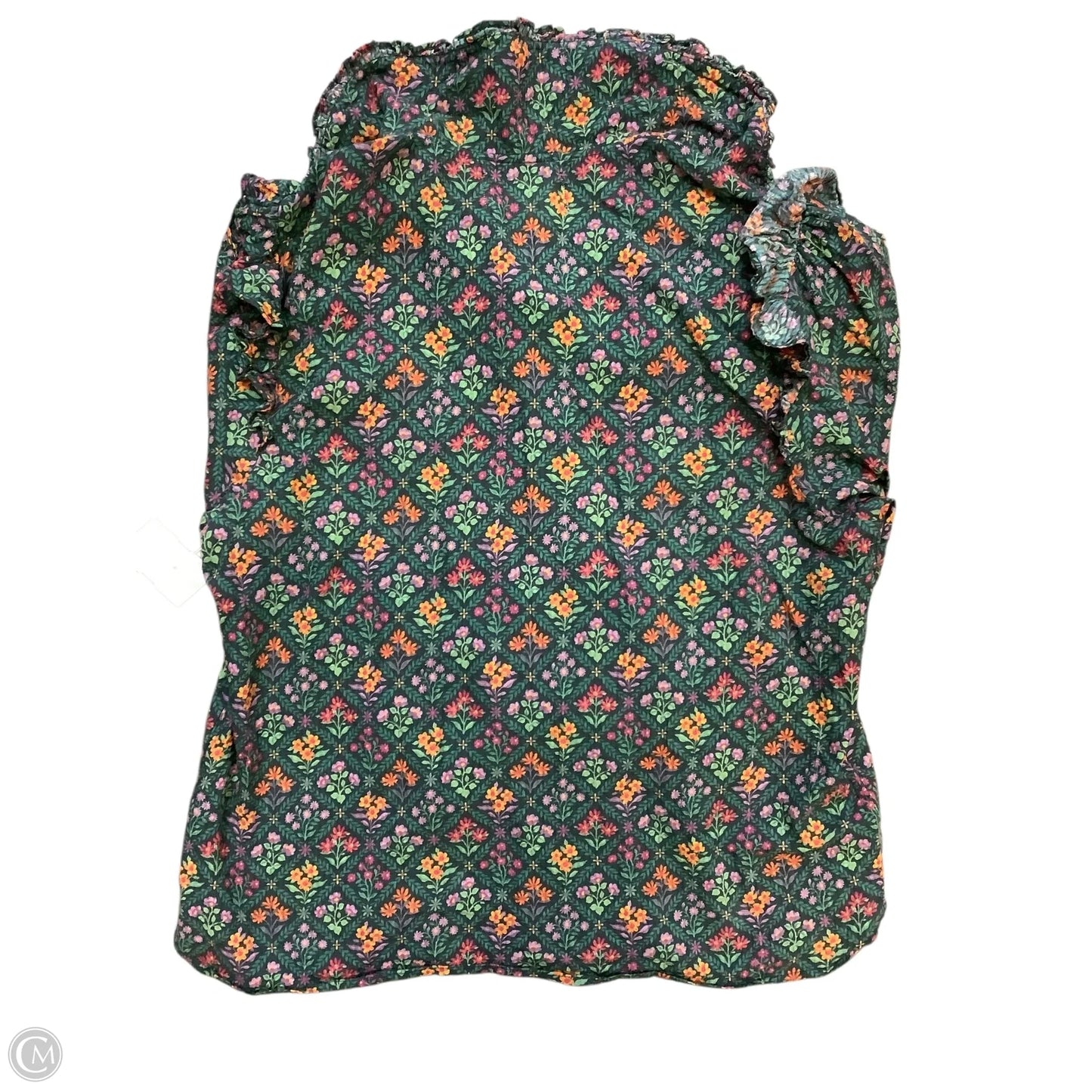 Blouse Long Sleeve By Printfresh In Floral Print, Size: M