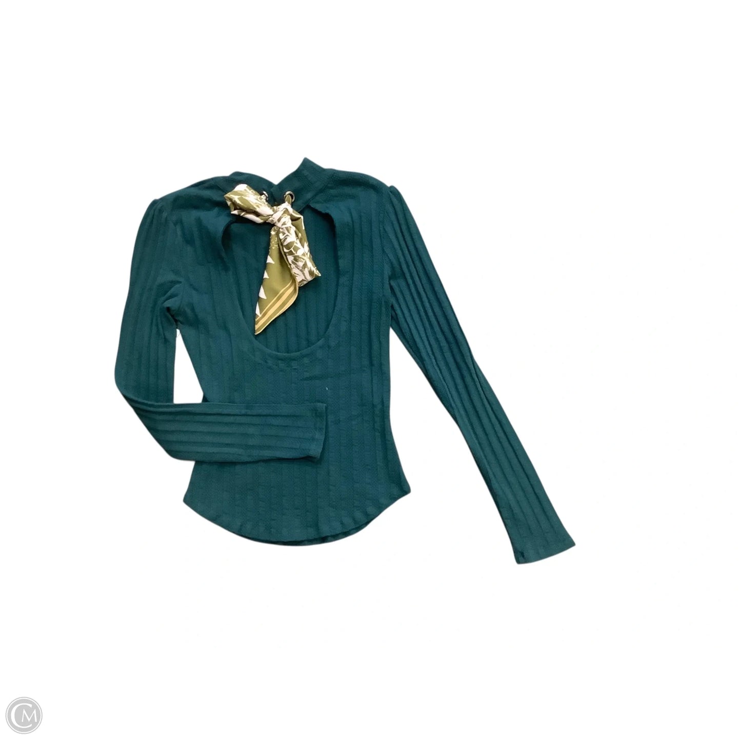 Top Long Sleeve By Free People In Green, Size: M