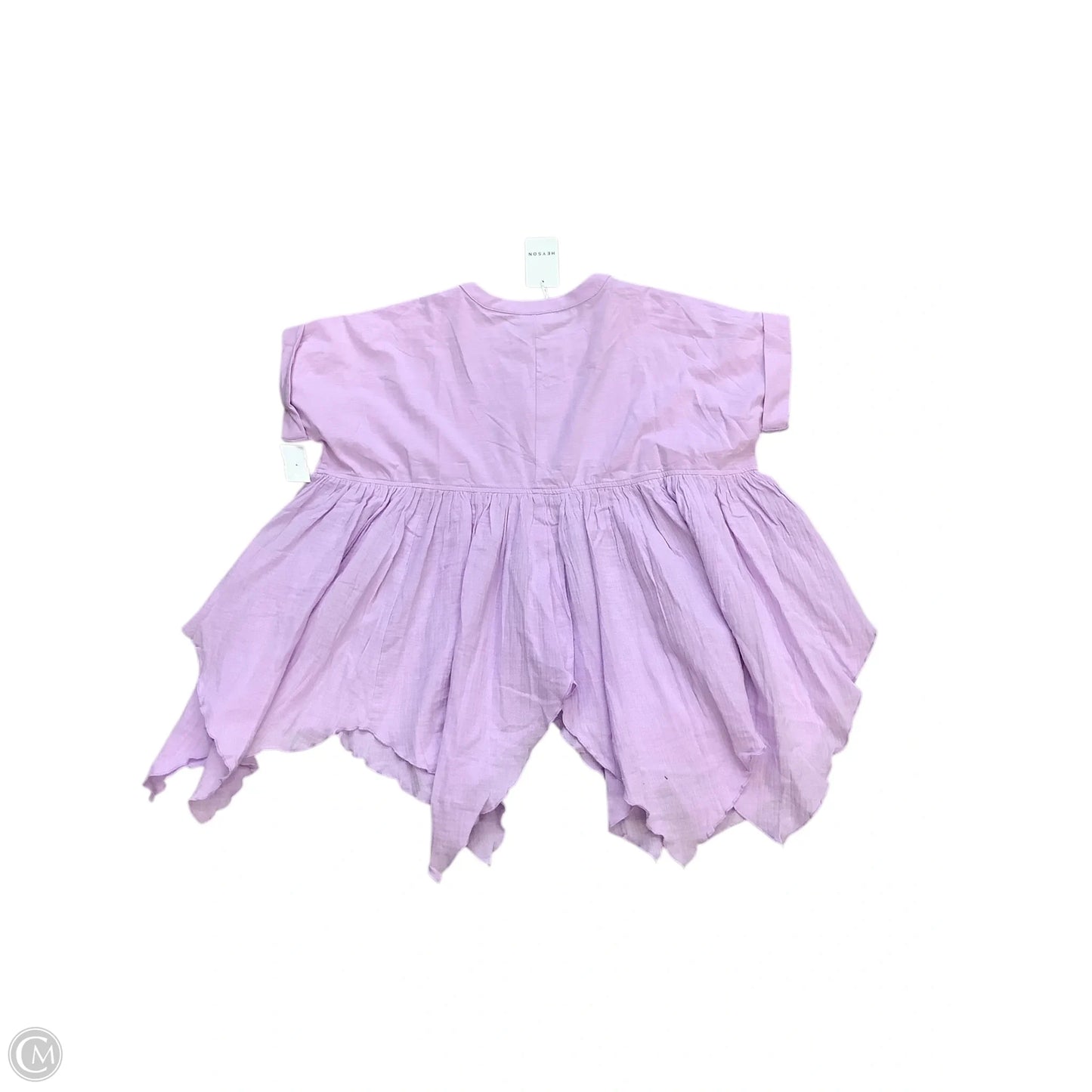 Top Short Sleeve By Heyson In Purple, Size: S