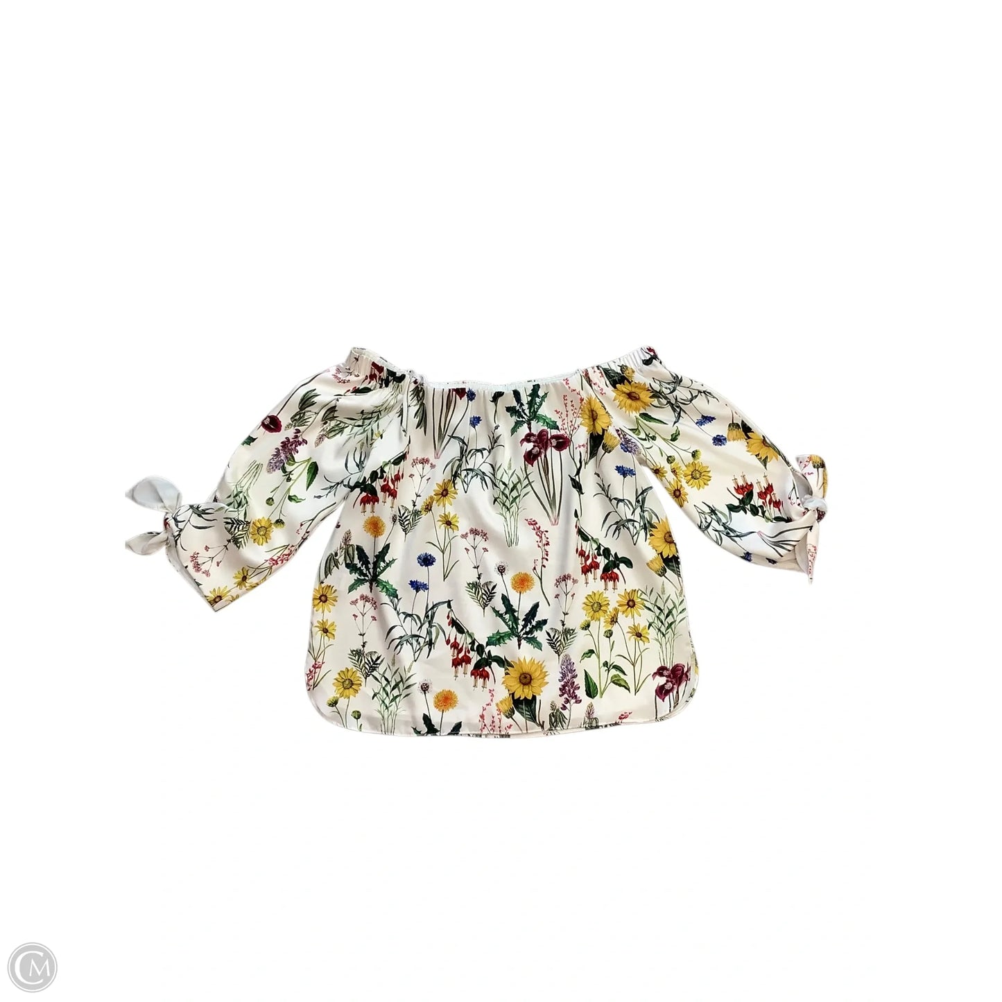 Blouse 3/4 Sleeve By Bailey 44 In Floral Print, Size: L