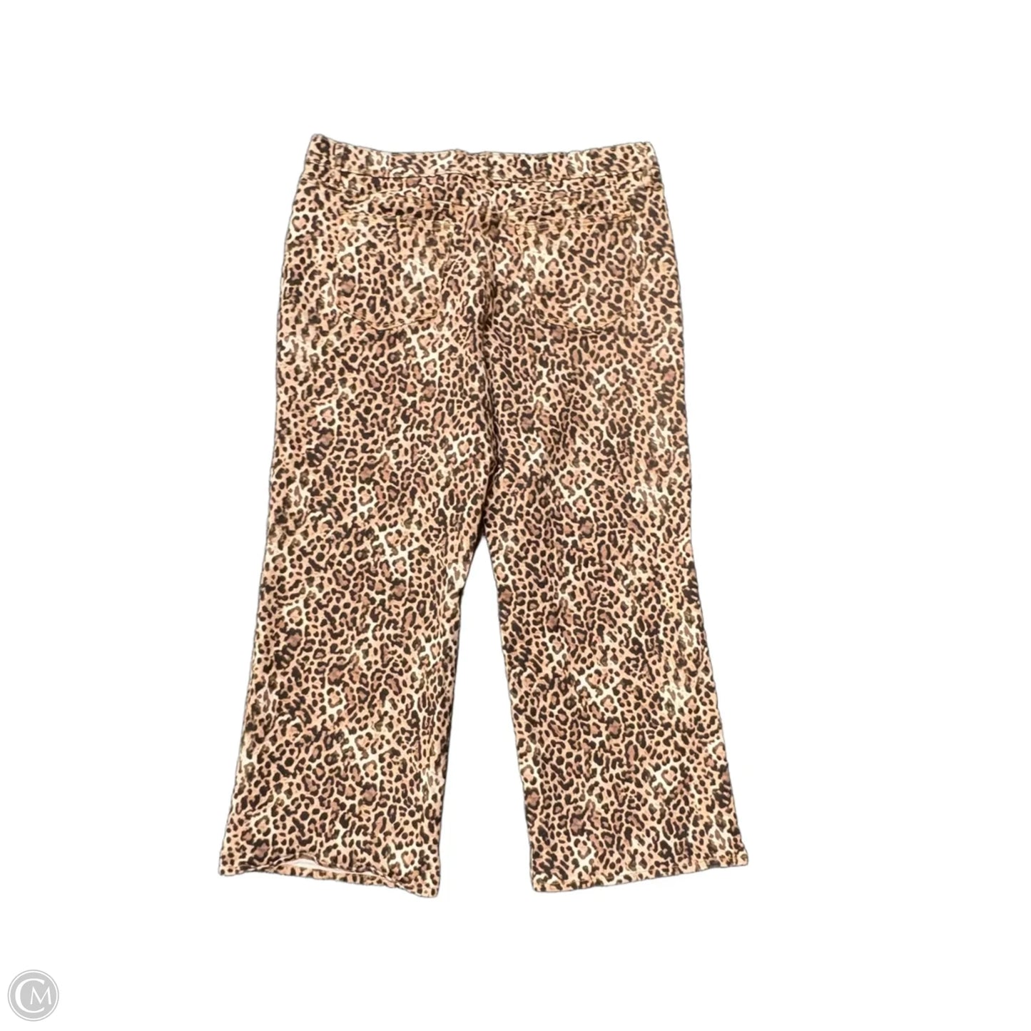 Jeans Wide Leg By Loft In Animal Print, Size: 18
