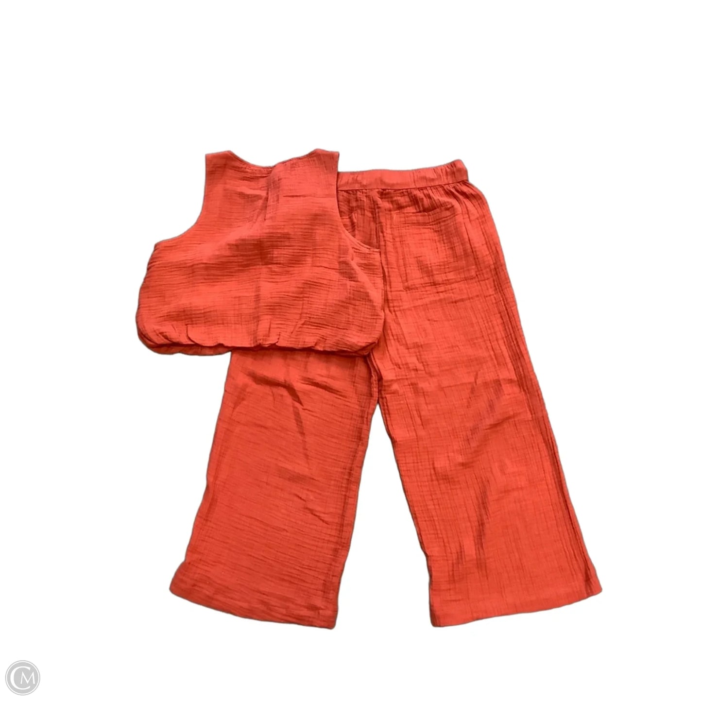 Pants Set 2pc By Loft In Orange, Size: M
