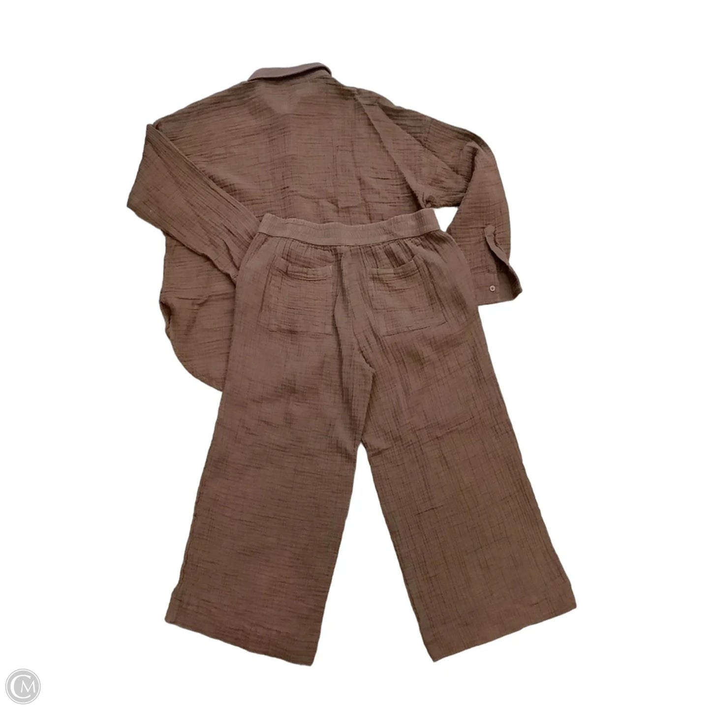 Pants Set 2pc By Lou And Grey In Brown, Size: M