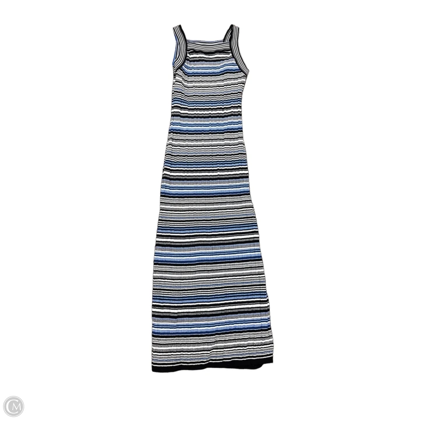 Dress Party Long By White House Black Market In Striped Pattern, Size: Xs
