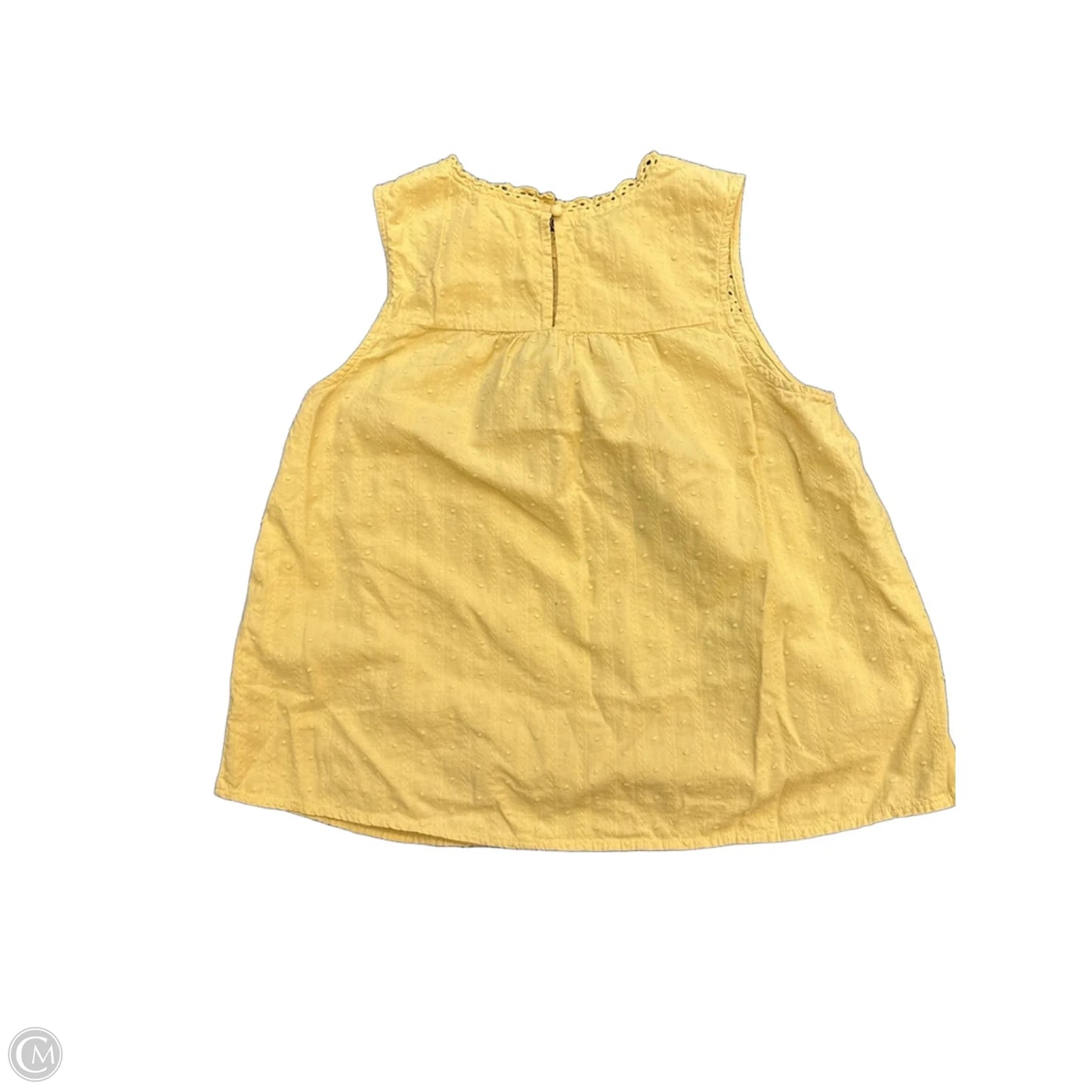 Top Sleeveless Basic By Mine In Yellow, Size: L