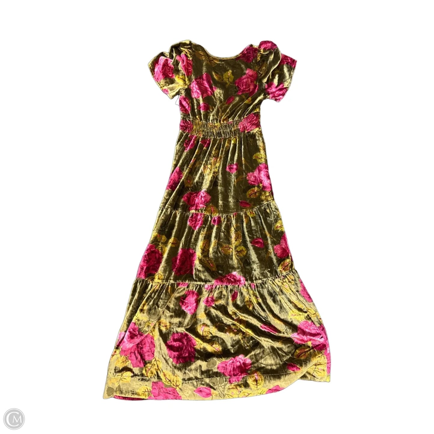 Dress Party Long By Anthropologie In Green, Size: Xs