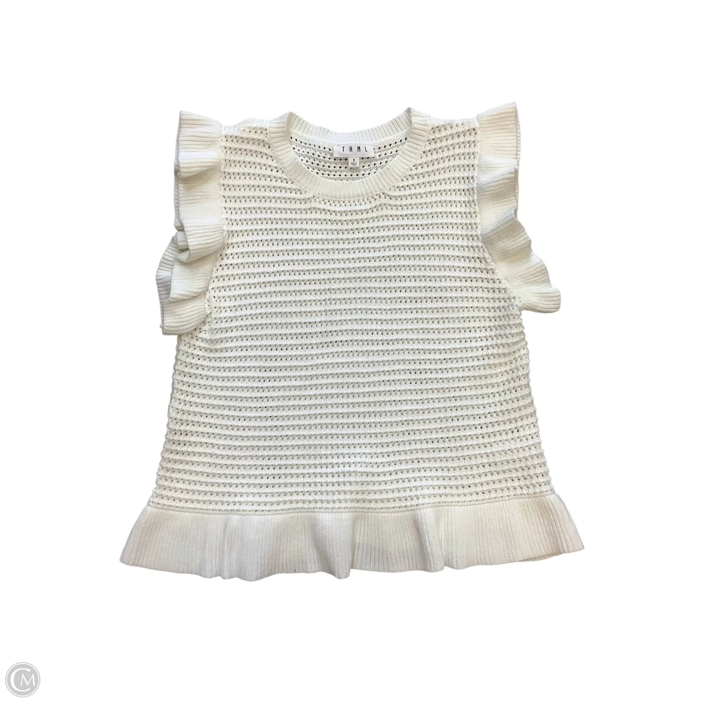 Vest Sweater By Thml In White, Size: S