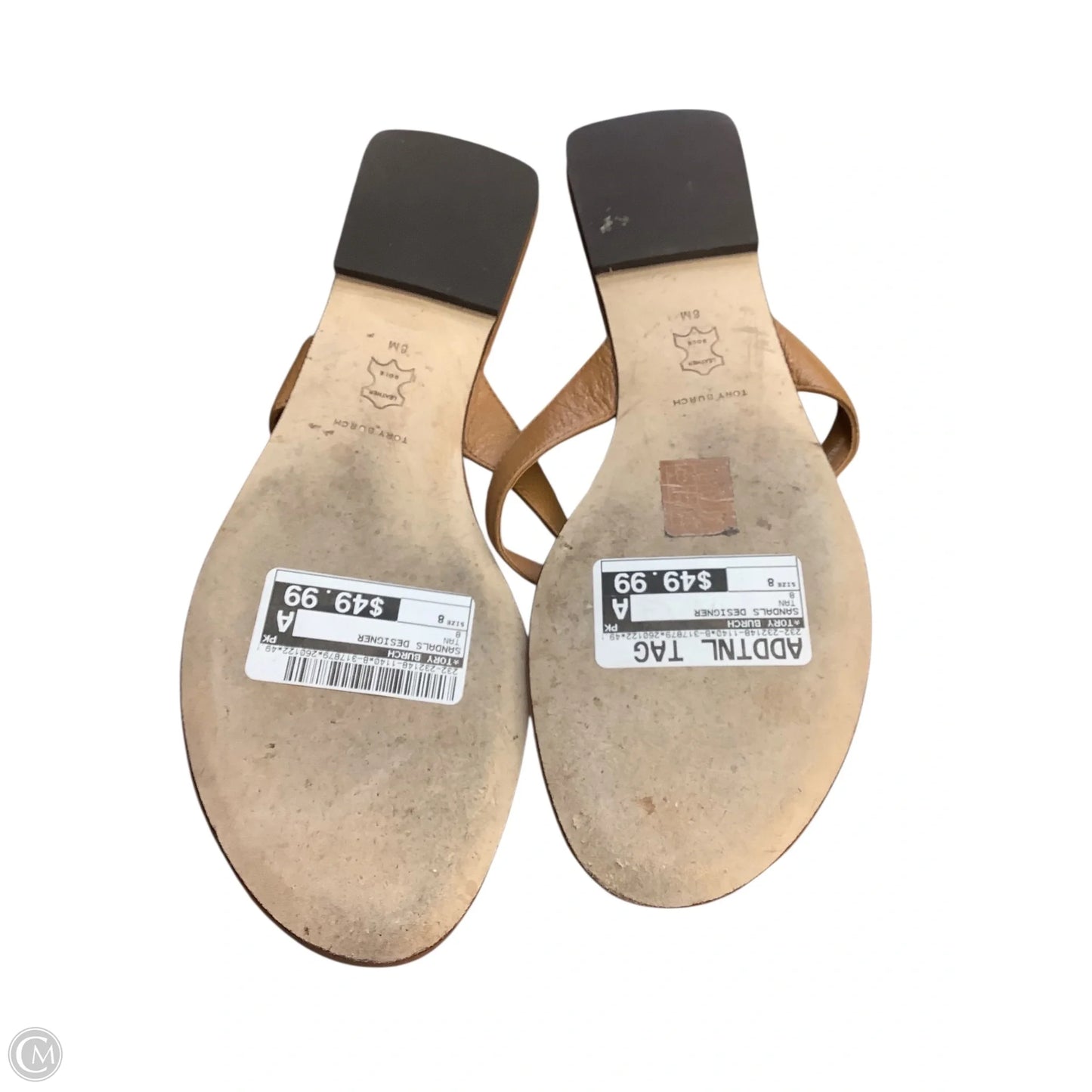 Sandals Designer By Tory Burch In Tan, Size: 8