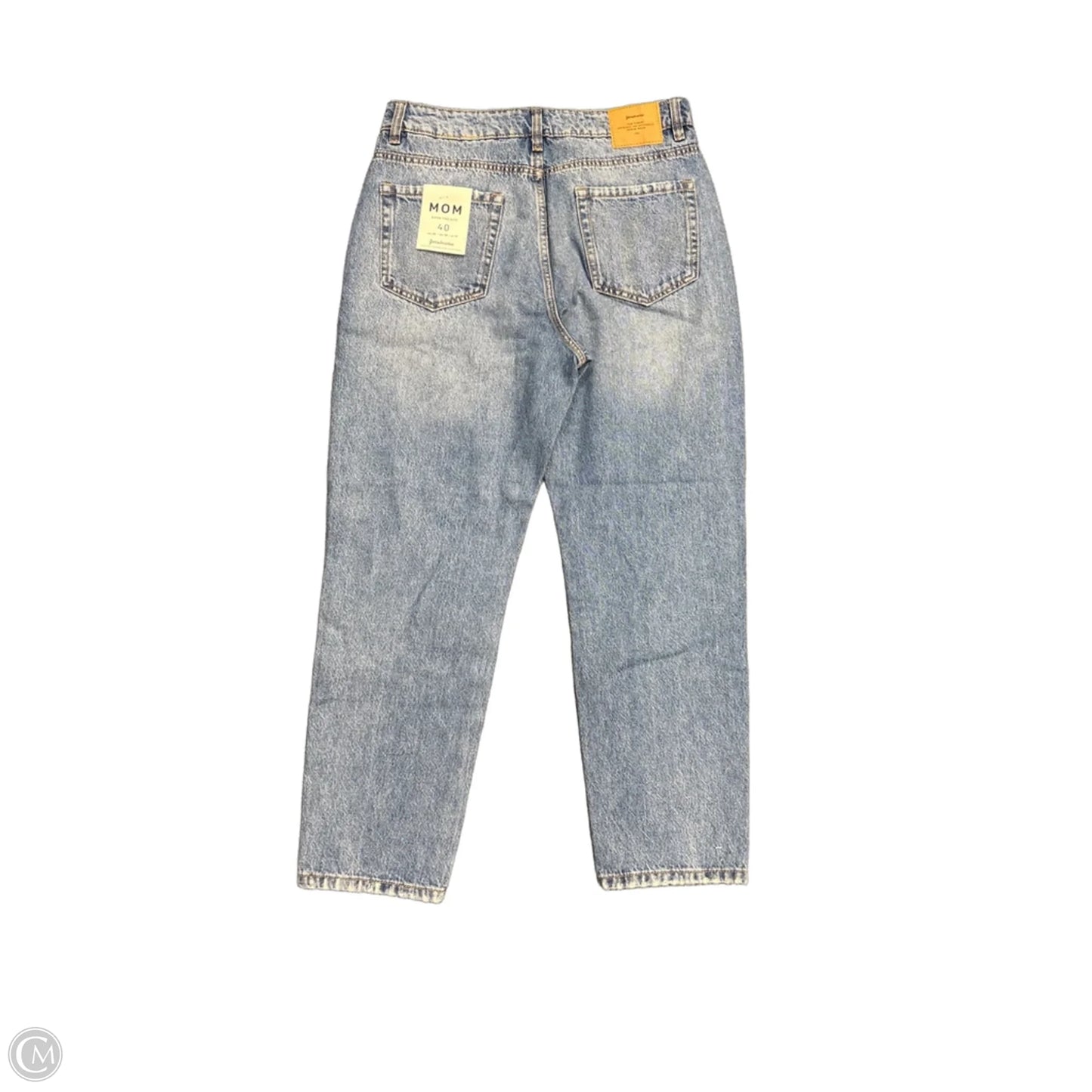 Jeans Wide Leg By Stradivarius In Blue, Size: 8