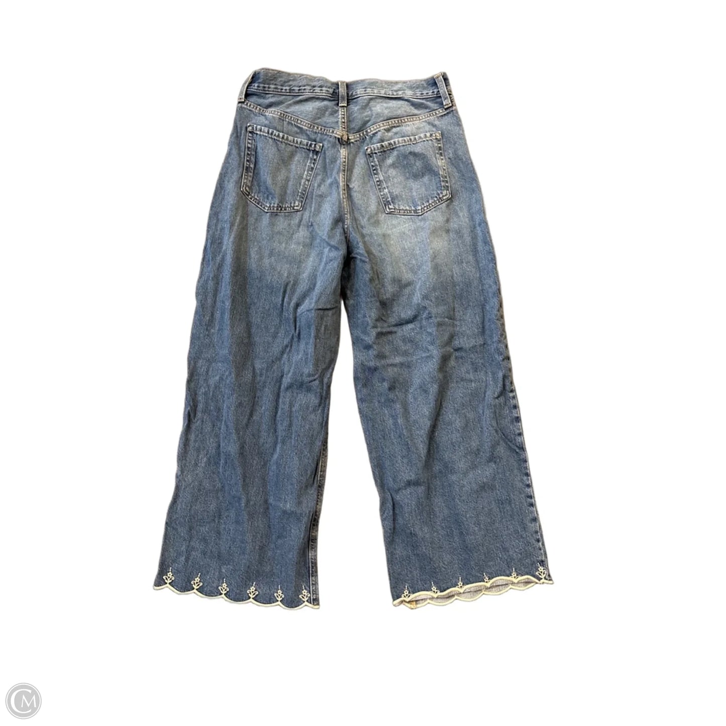 Jeans Wide Leg By Old Navy In Blue, Size: 10