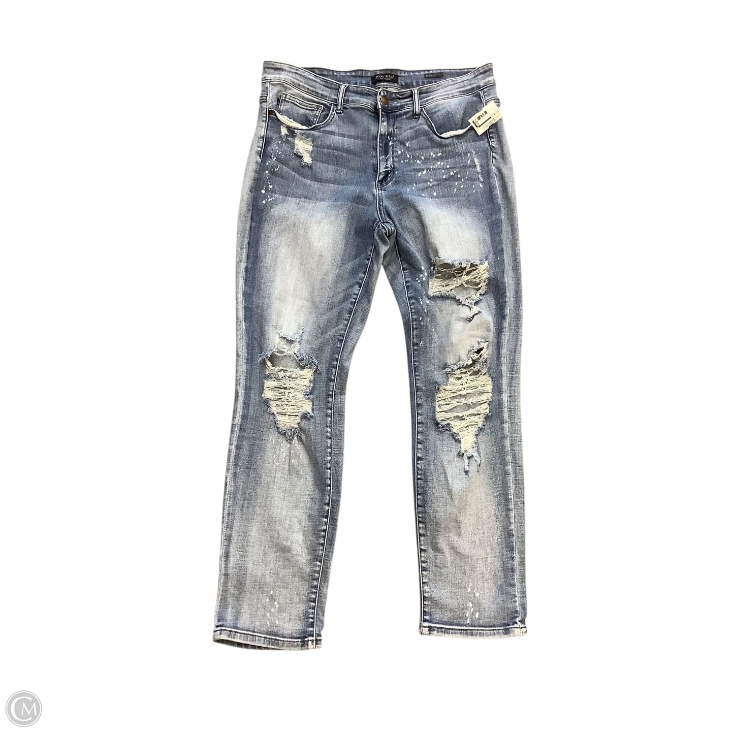 Jeans Straight By Judy Blue In Blue, Size: 16