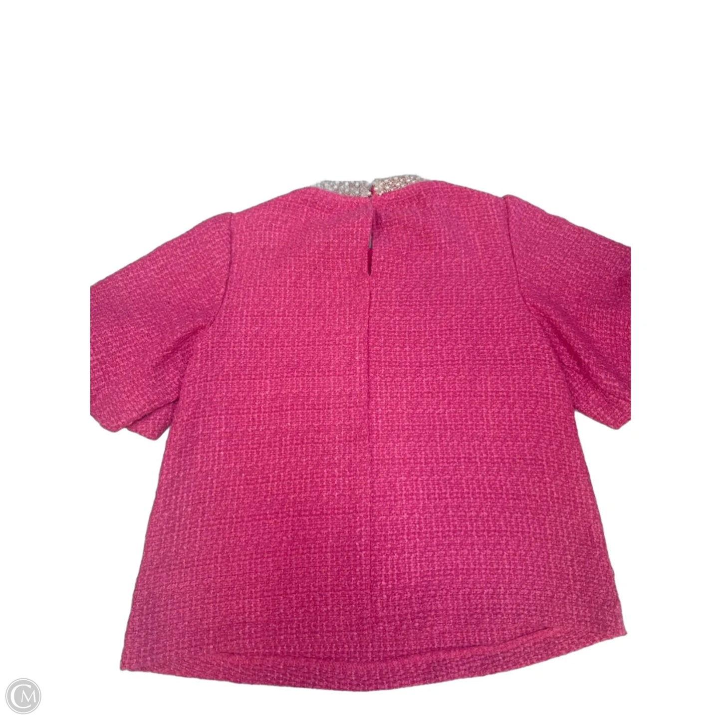 Top Short Sleeve By Voy In Pink, Size: S