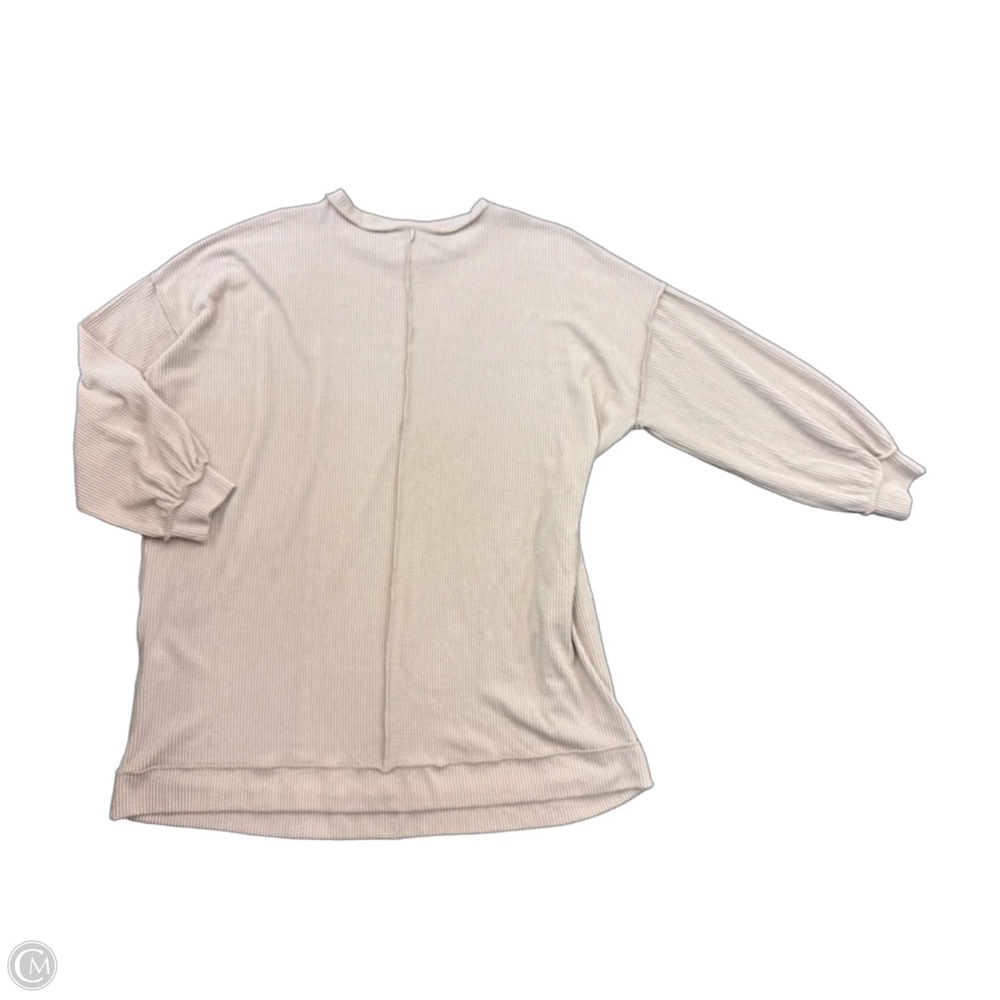 Tunic Long Sleeve By Three Bird Nest In Beige, Size: Xl