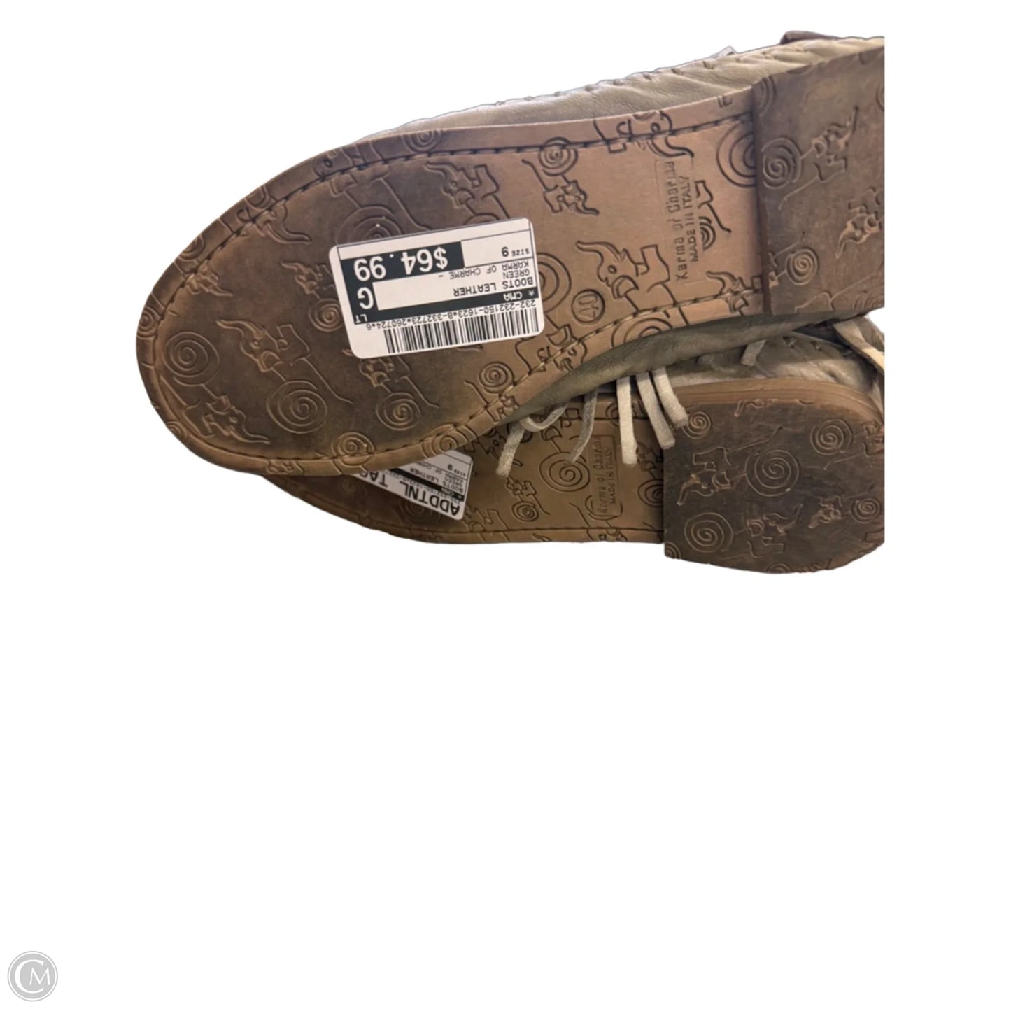 Boots Leather By Cma In Green, Size: 9