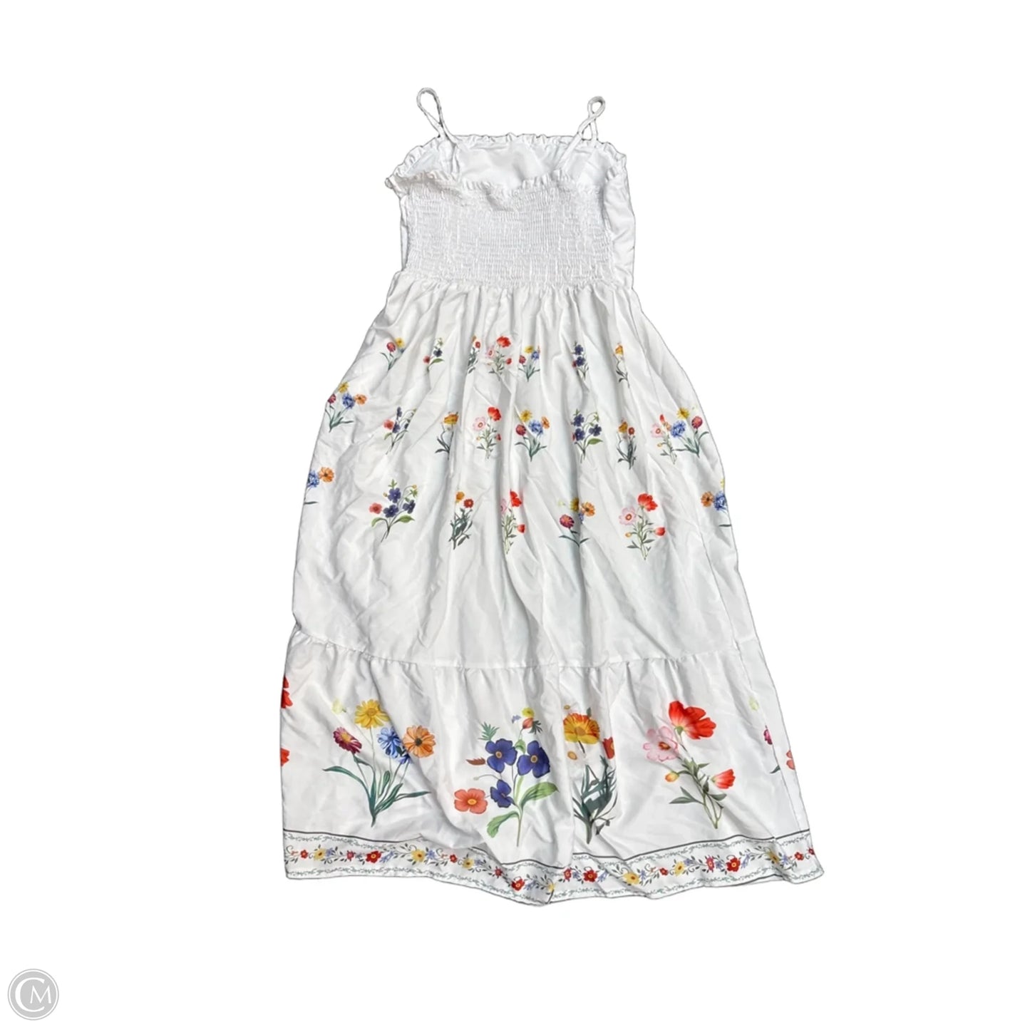 Dress Casual Maxi By Clothes Mentor In White, Size: M